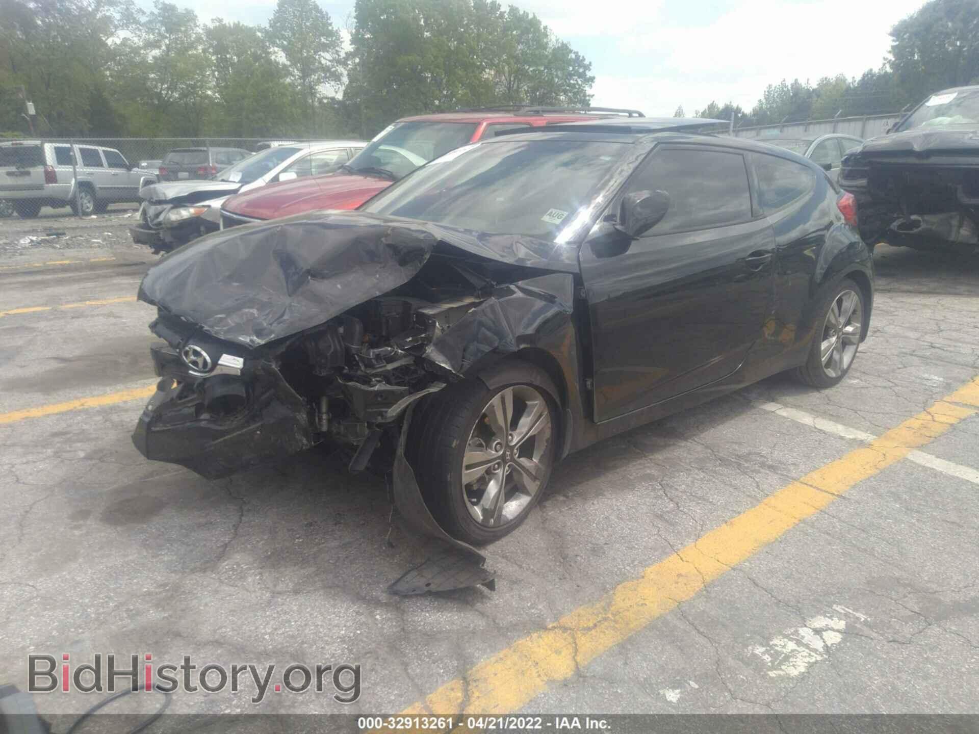 2016 HYUNDAI VELOSTER - VIN: KMHTC6AD8GU264073 - Фото 2