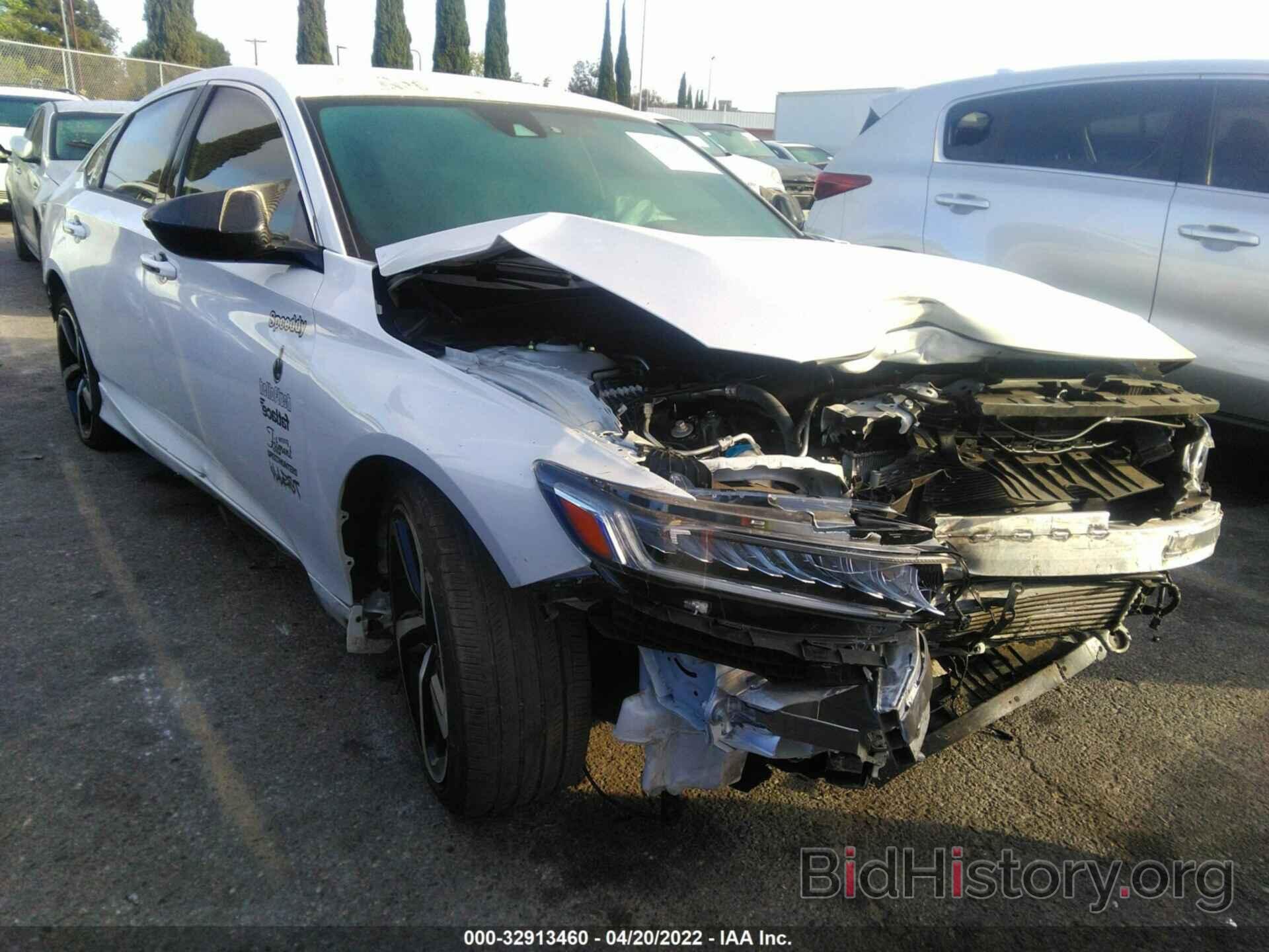 Photo 1HGCV1F37MA082770 - HONDA ACCORD SEDAN 2021