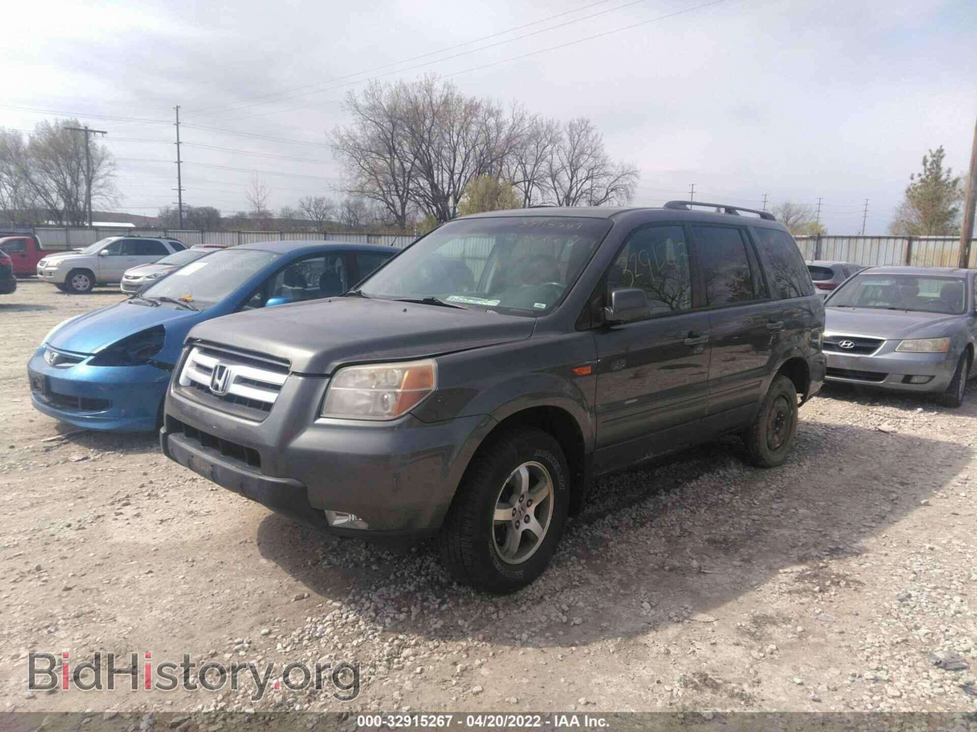 2007 HONDA PILOT - VIN: 2HKYF18737H002167 - Фото 2