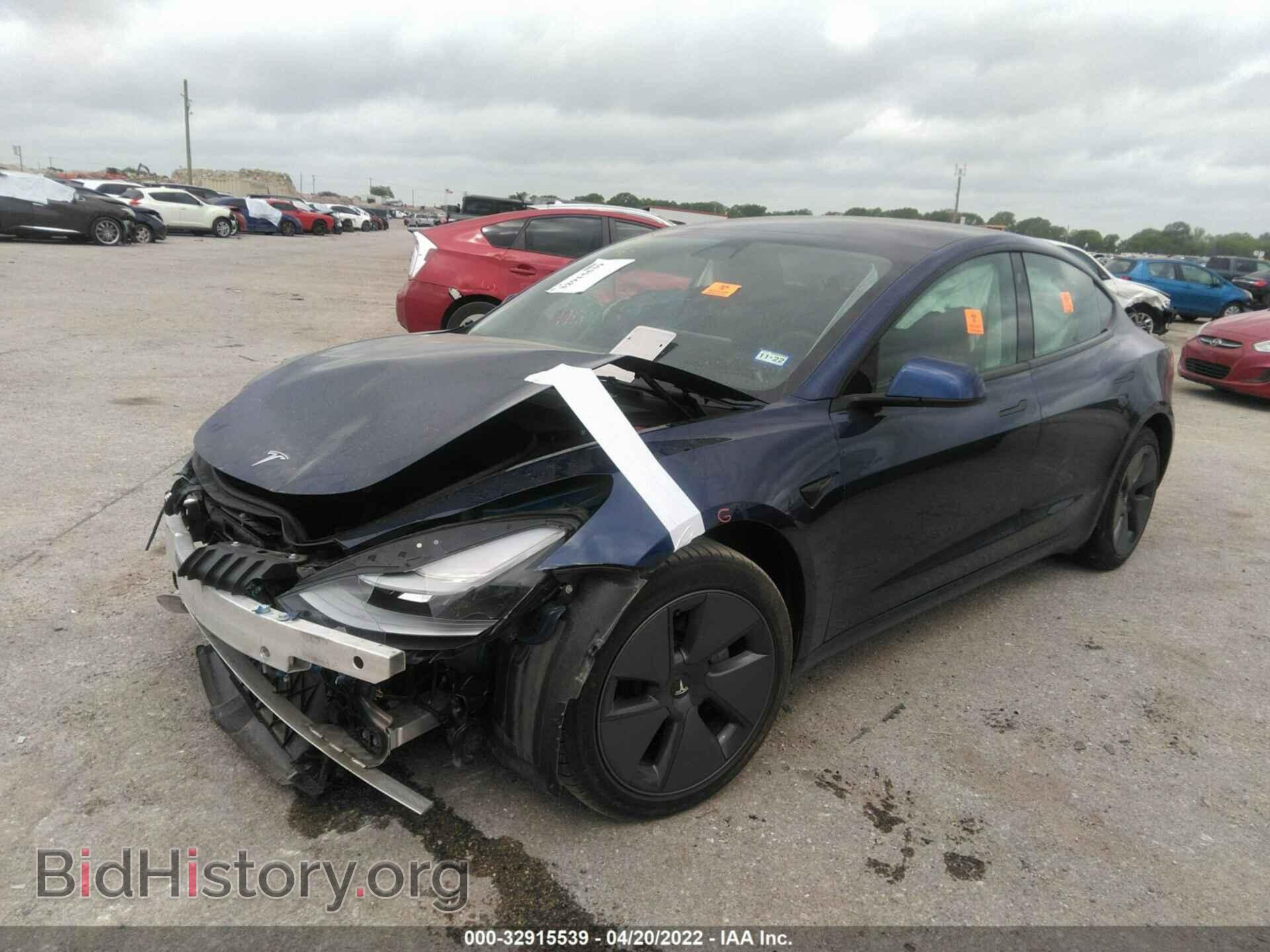2021 TESLA MODEL 3 - VIN: 5YJ3E1EA4MF100308 - Фото 2