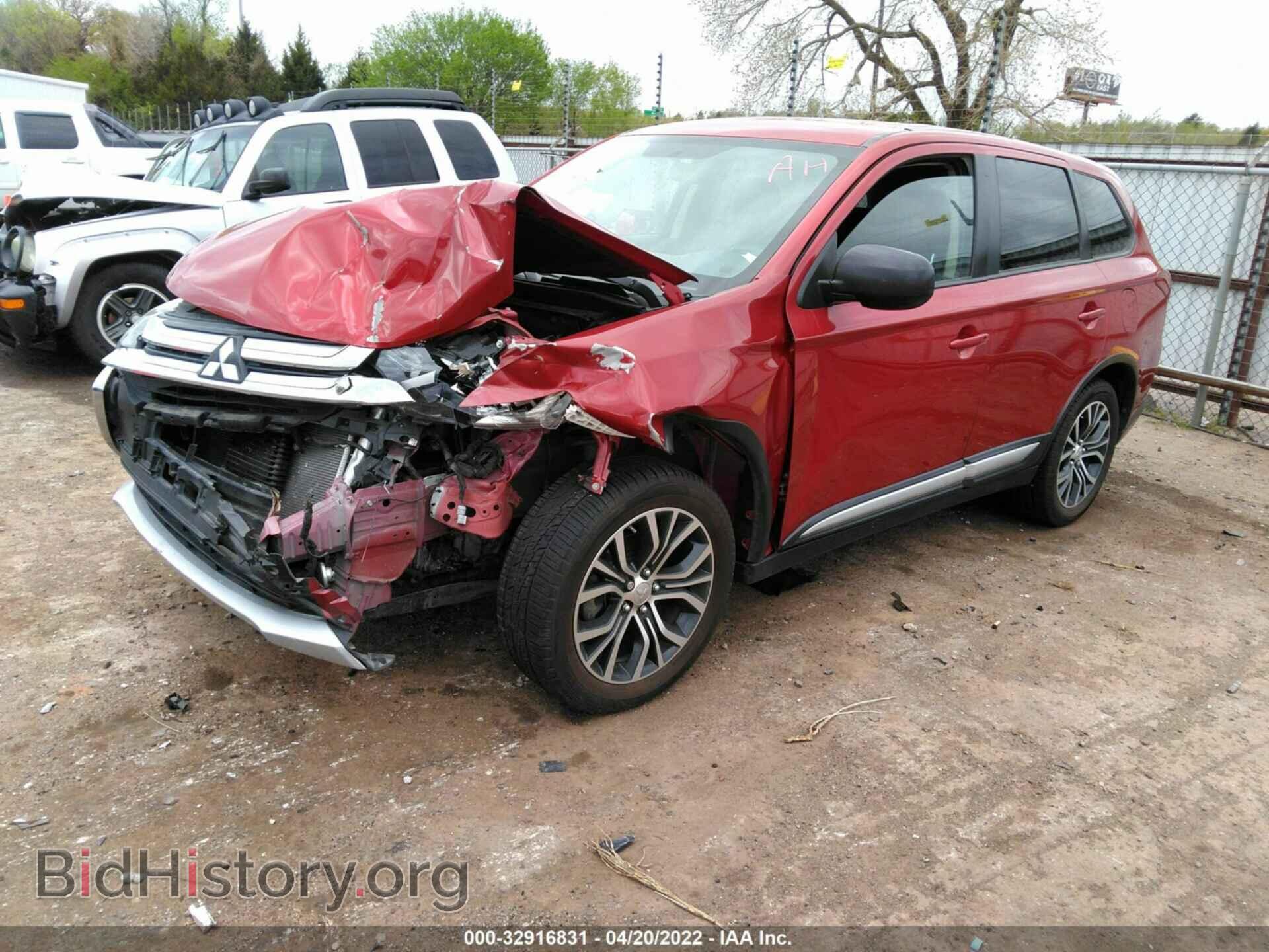 2016 MITSUBISHI OUTLANDER - VIN: JA4AD2A3XGZ021399 - Фото 2