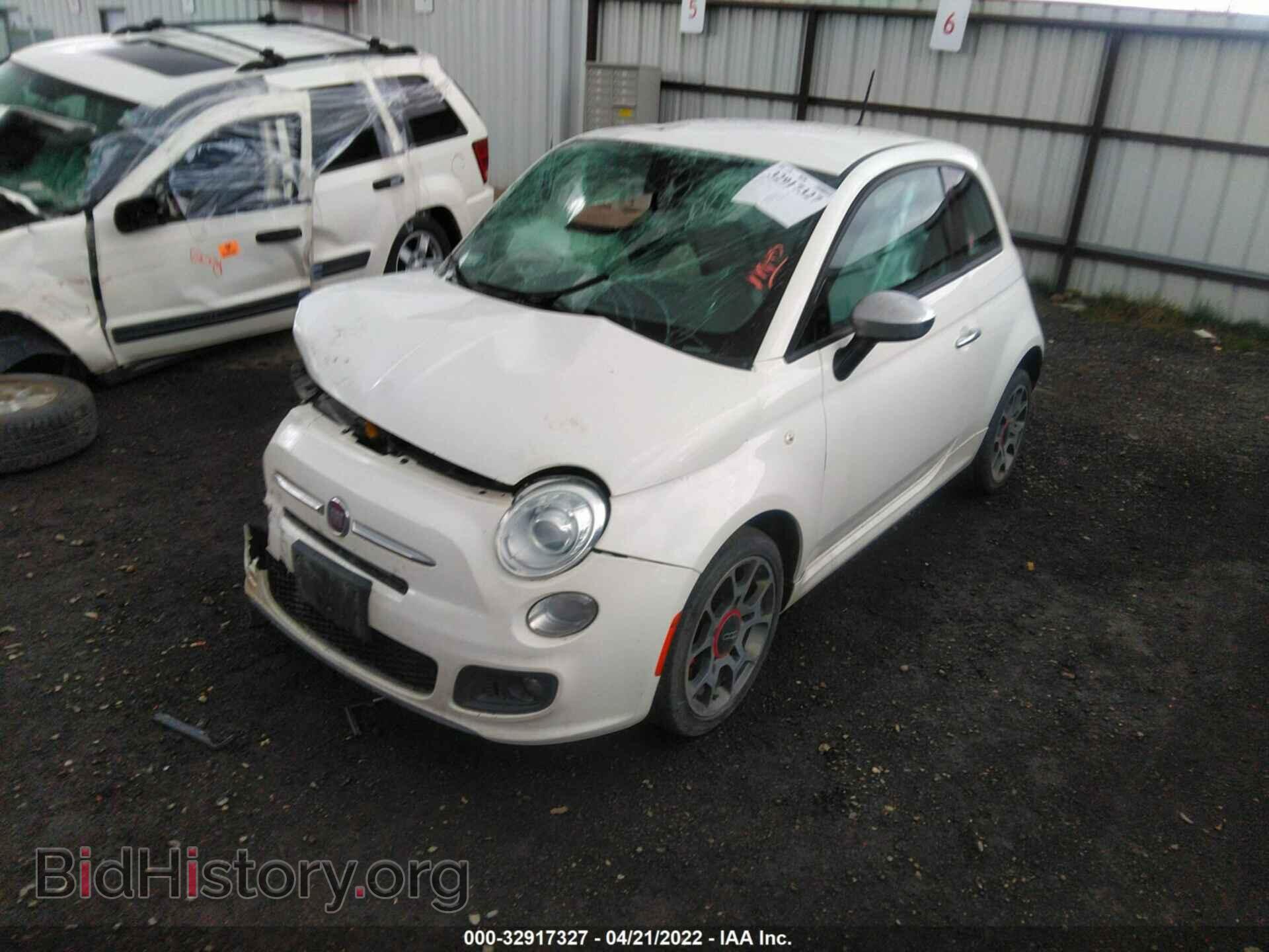 2015 FIAT 500 - VIN: 3C3CFFBR3FT647888 - Фото 2