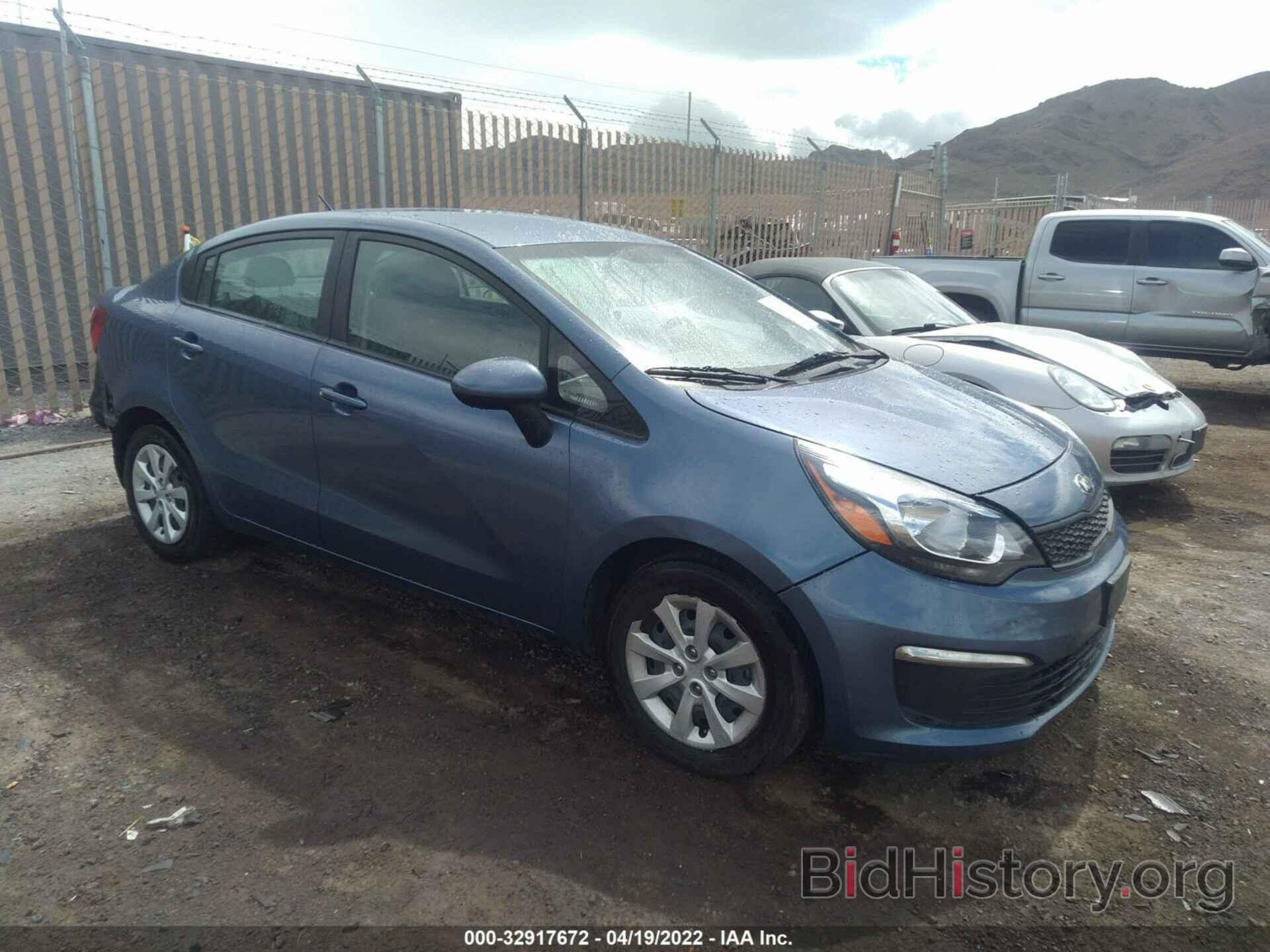 Photo KNADM4A34G6601163 - KIA RIO 2016