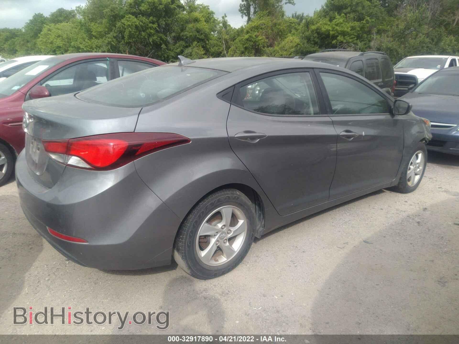 2014 HYUNDAI ELANTRA - VIN: 5NPDH4AE2EH525910 - Фото 4