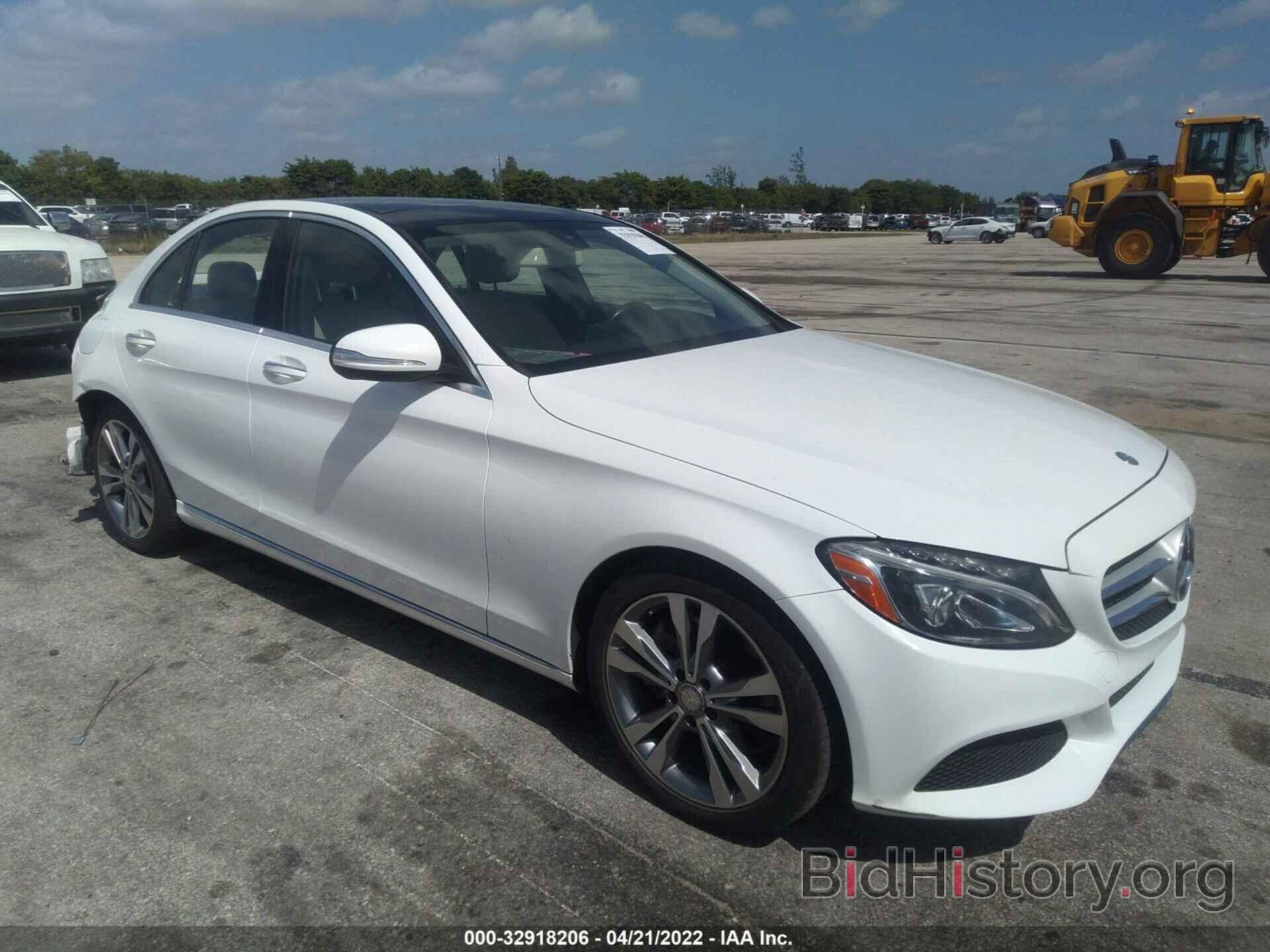 Photo 55SWF4JB1FU083527 - MERCEDES-BENZ C-CLASS 2015