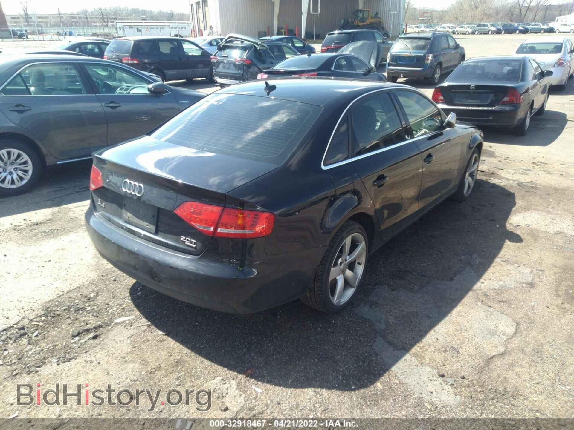 2010 AUDI A4 - VIN: WAUFFAFL3AN016016 - Фото 4