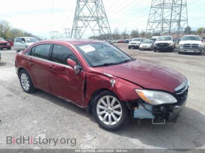 2011 Chrysler 200 Touring, красный — VIN 1C3BC1FG7BN525691, IAAI