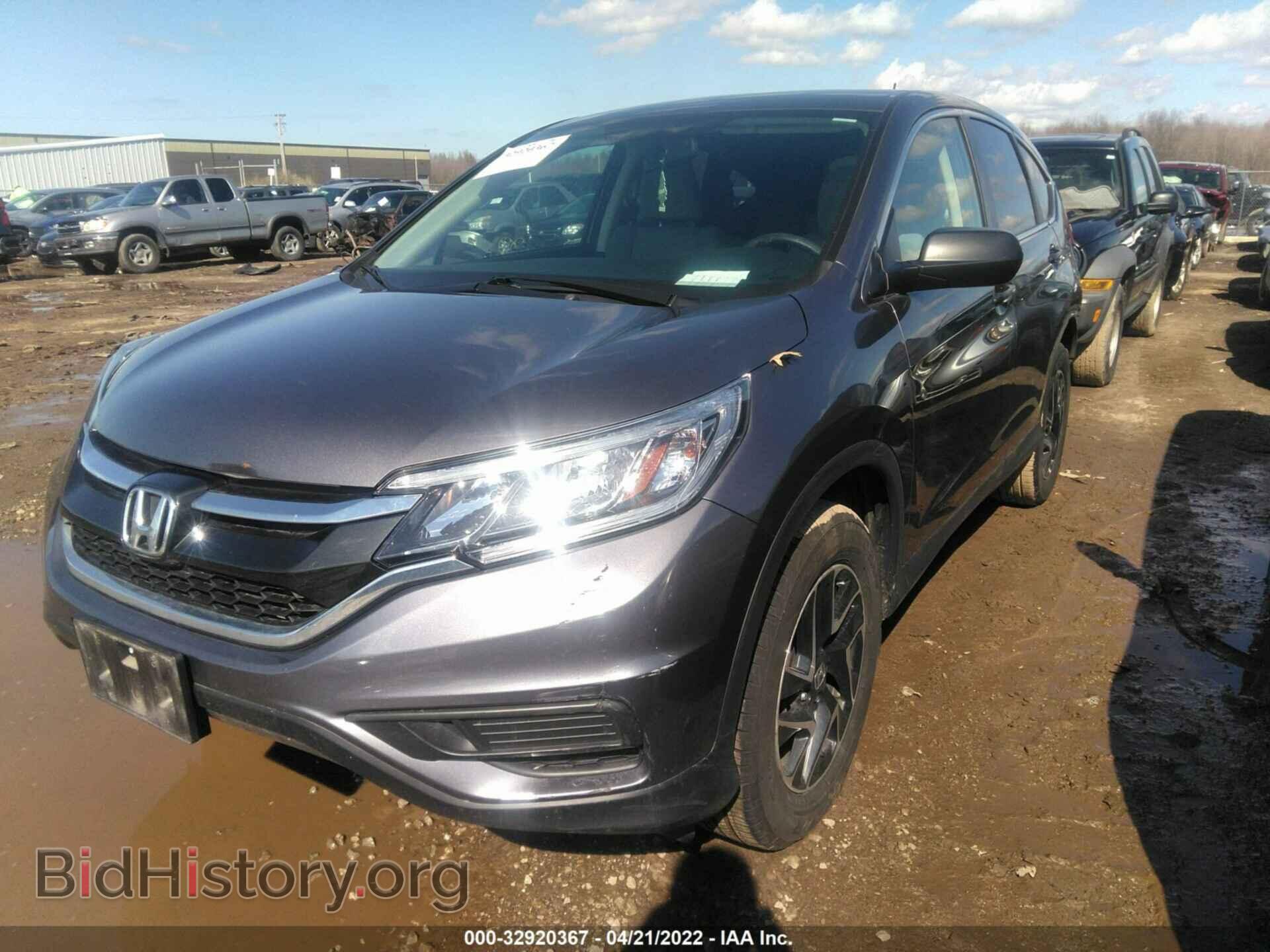 2016 HONDA CR-V - VIN: 5J6RM4H47GL132606 - Фото 2