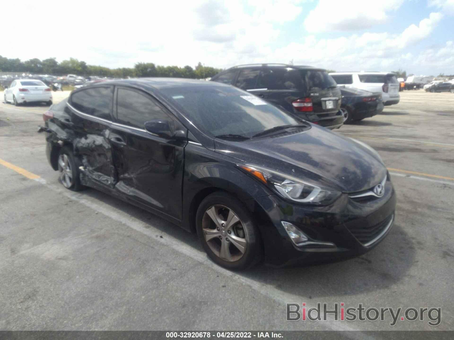 Photo 5NPDH4AEXGH768528 - HYUNDAI ELANTRA 2016