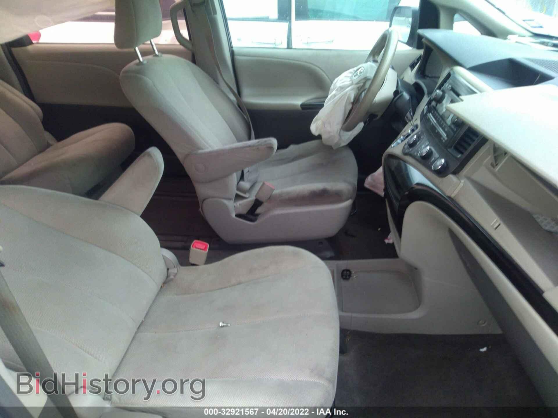2012 TOYOTA SIENNA - VIN: 5TDKA3DCXCS010970 - Фото 5