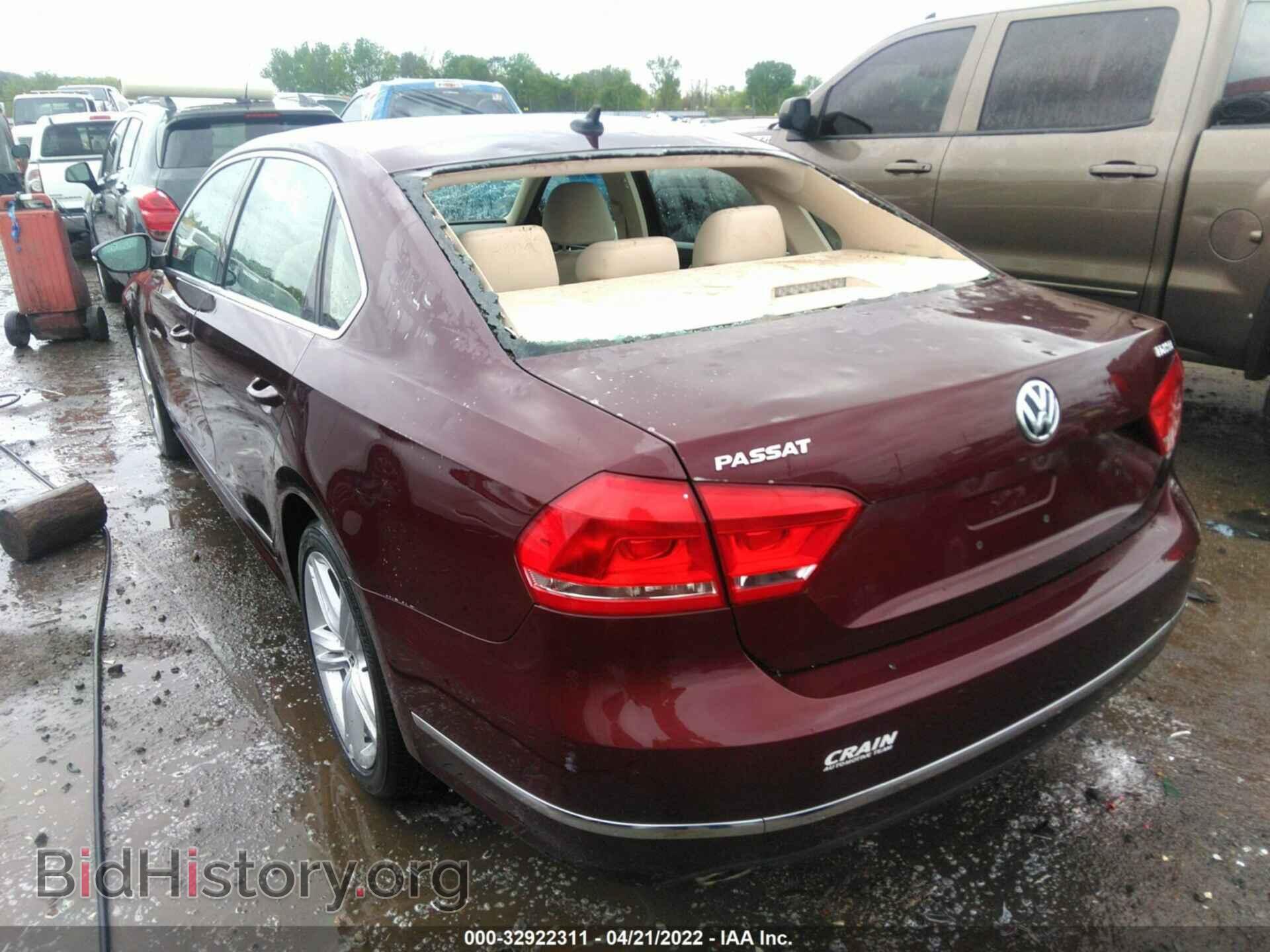 2012 VOLKSWAGEN PASSAT - VIN: 1VWCN7A39CC083203 - Фото 3