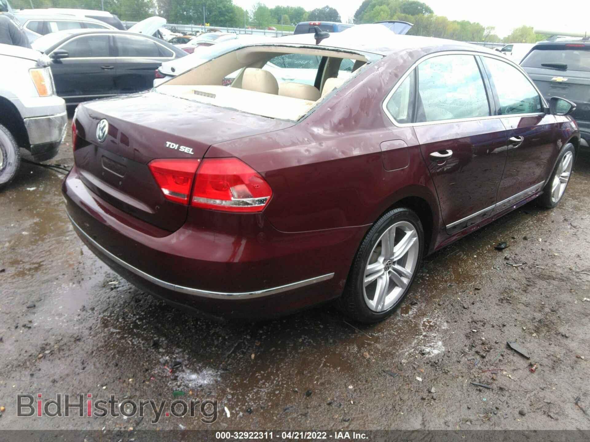 2012 VOLKSWAGEN PASSAT - VIN: 1VWCN7A39CC083203 - Фото 4