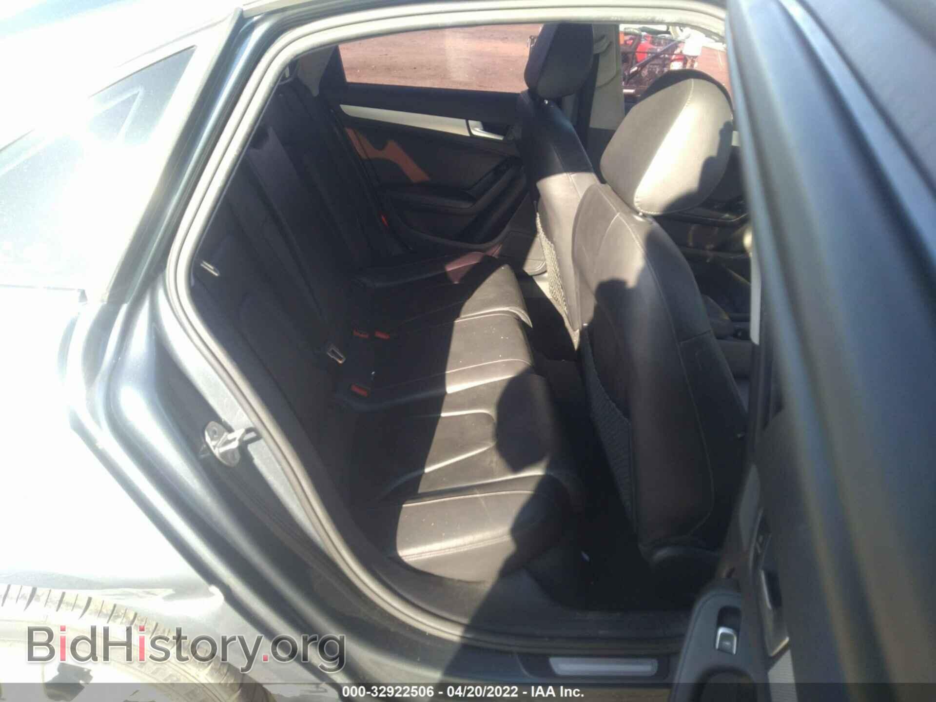 2013 AUDI A4 - VIN: WAUAFAFL2DN031329 - Фото 8