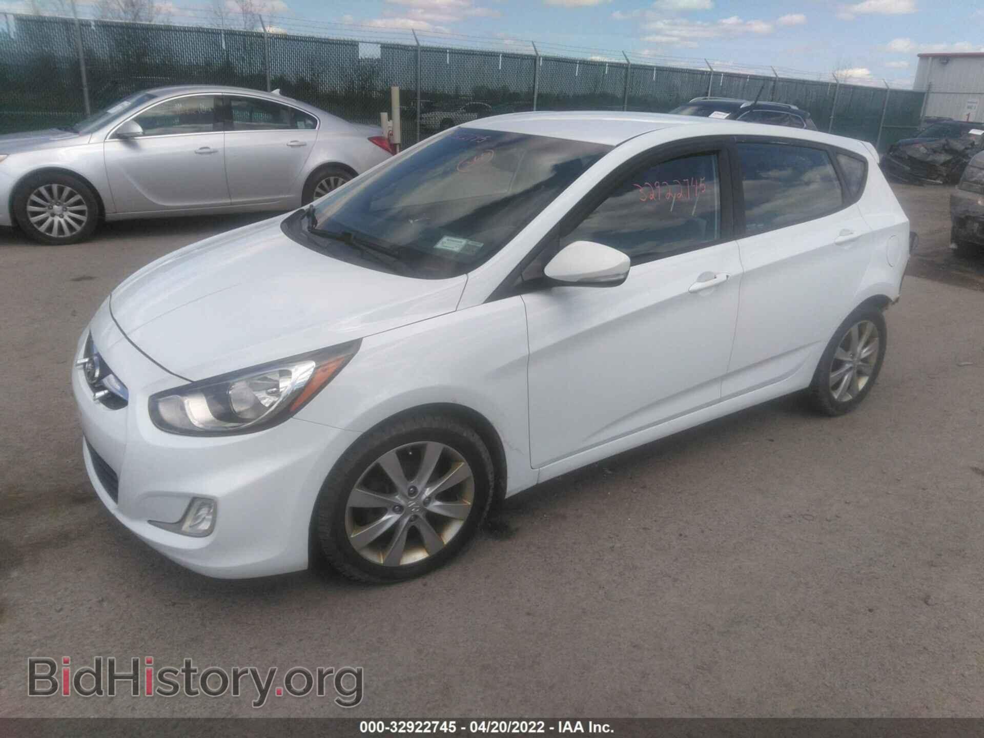 2013 HYUNDAI ACCENT - VIN: KMHCU5AE2DU106016 - Фото 2