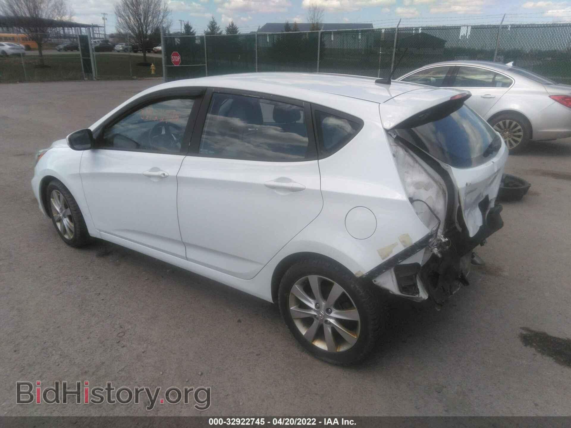 2013 HYUNDAI ACCENT - VIN: KMHCU5AE2DU106016 - Фото 3