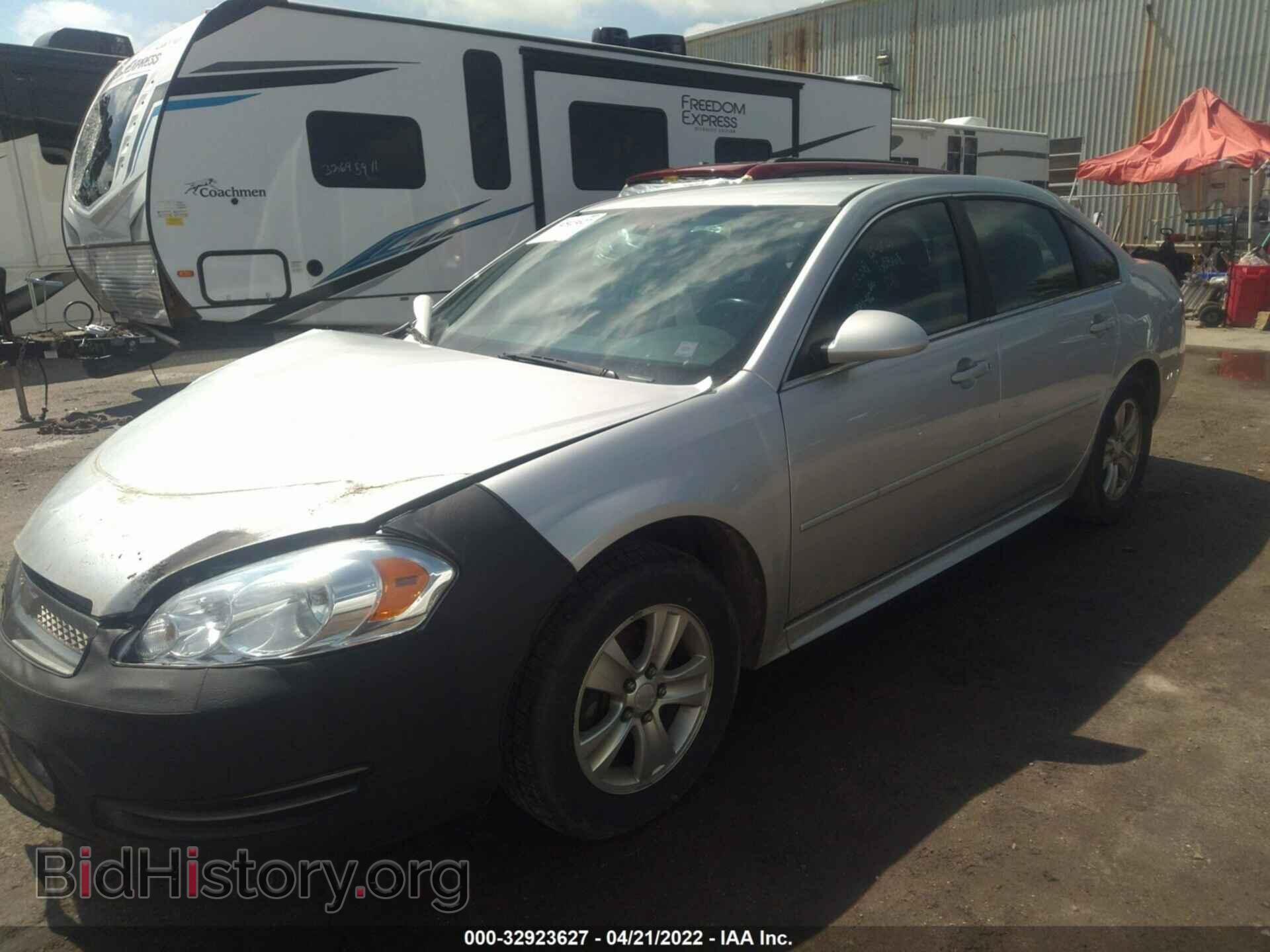2012 CHEVROLET IMPALA - VIN: 2G1WF5E35C1191828 - Фото 2
