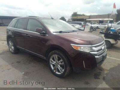 2012 Ford EDGE Limited, burgundy — VIN 2FMDK3KC3CBA40964, IAAI
