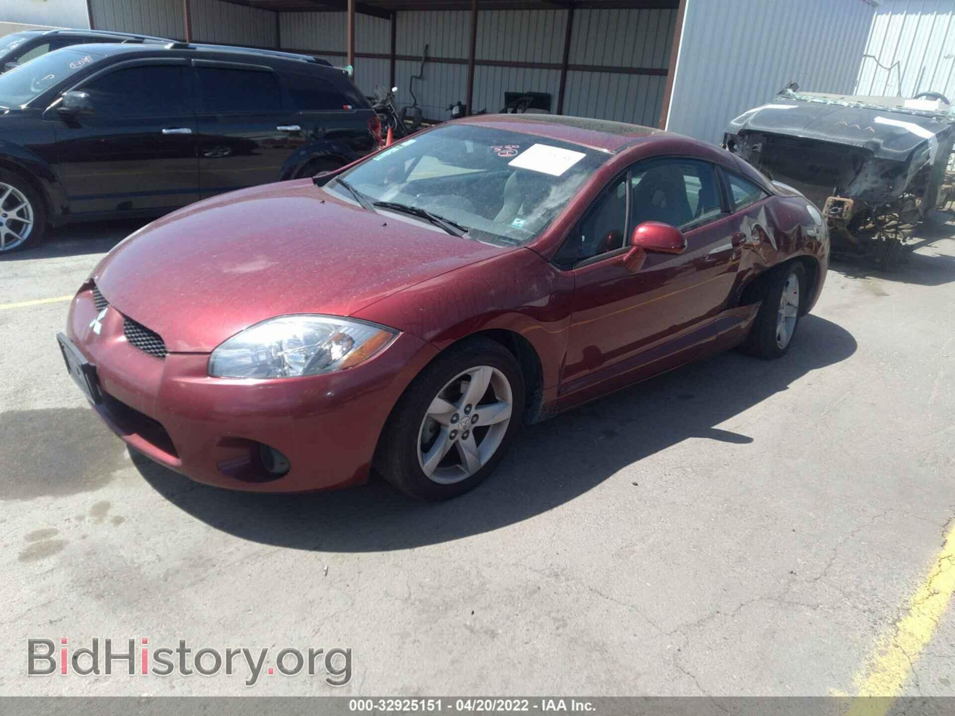 2007 MITSUBISHI ECLIPSE - VIN: 4A3AK24F57E014303 - Фото 2