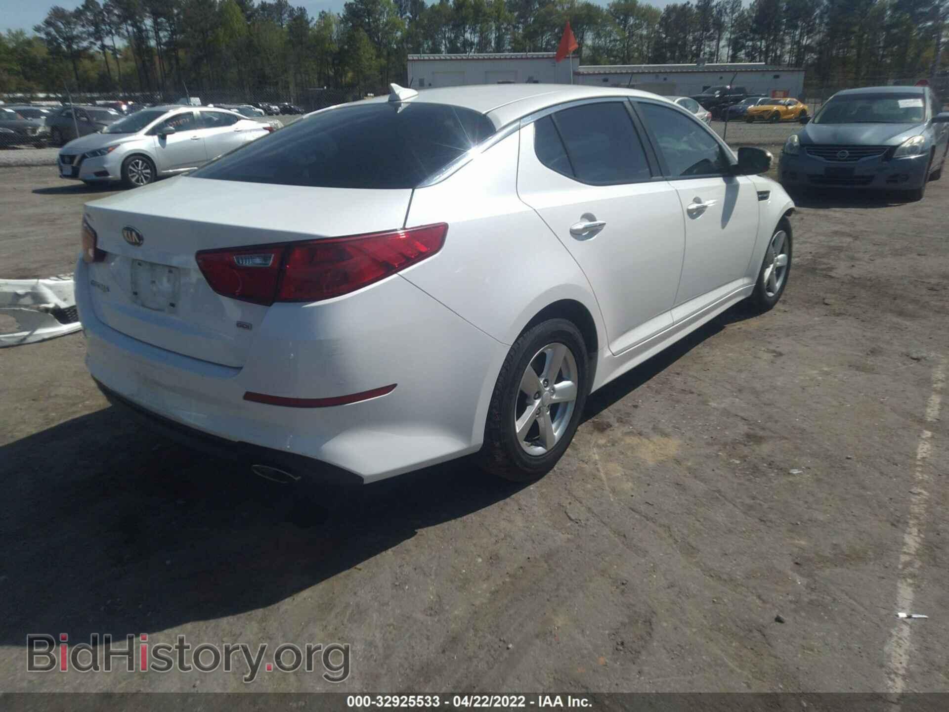 2015 KIA OPTIMA - VIN: KNAGM4A78F5536421 - Фото 4