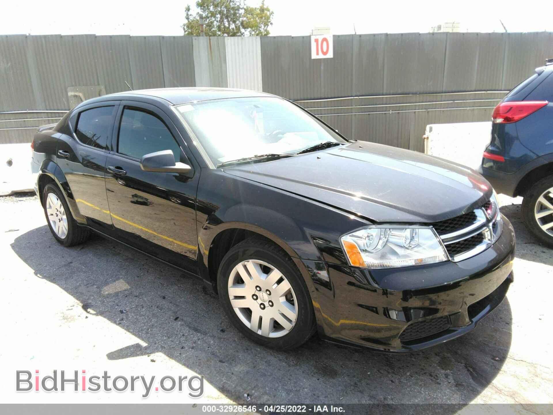 Photo 1C3CDZAB8CN206863 - DODGE AVENGER 2012