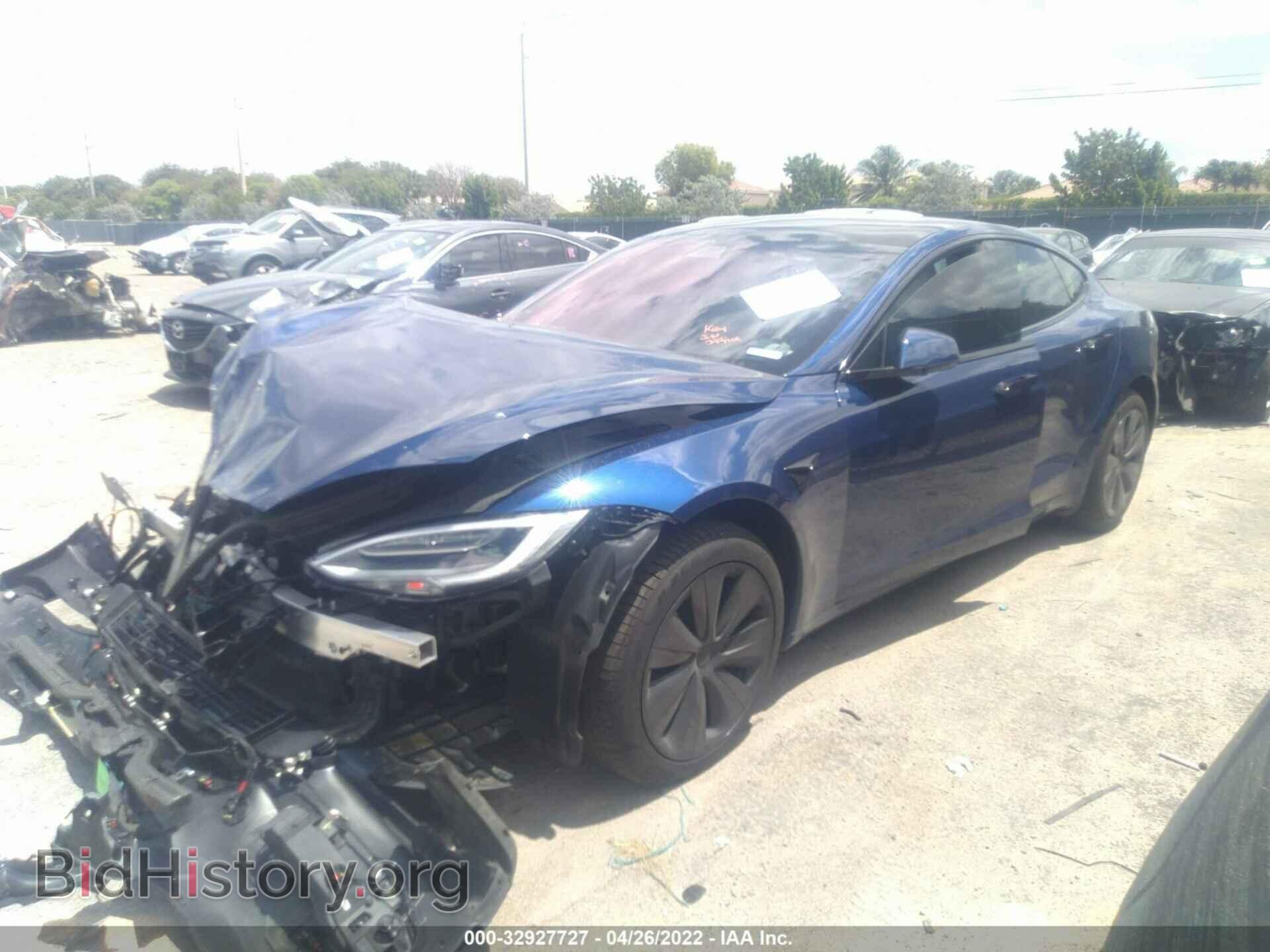 2021 TESLA MODEL S - VIN: 5YJSA1E55MF454753 - Photo 2