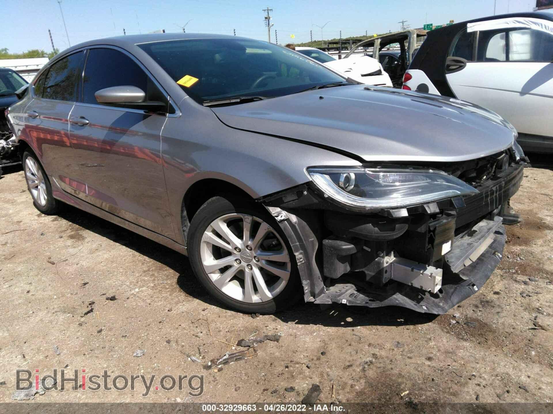 Фотография 1C3CCCAG1GN155580 - CHRYSLER 200 2016