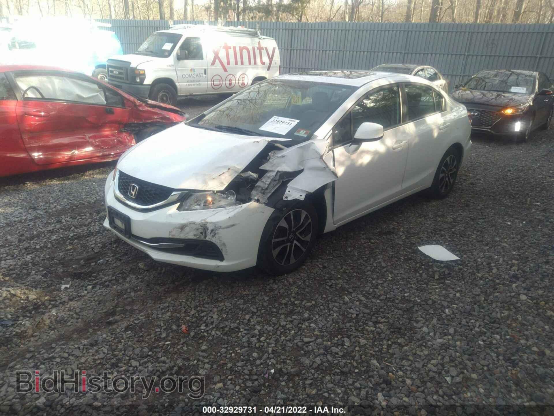 2013 HONDA CIVIC SDN - VIN: 19XFB2F85DE254894 - Фото 2