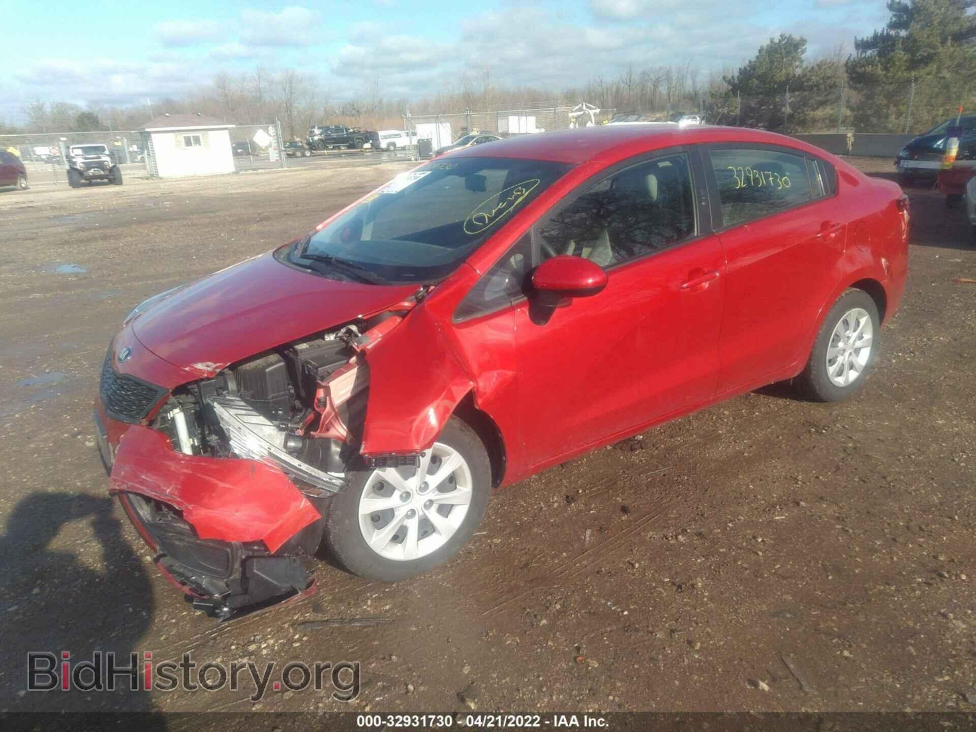 2015 KIA RIO - VIN: KNADM4A34F6428369 - Фото 2