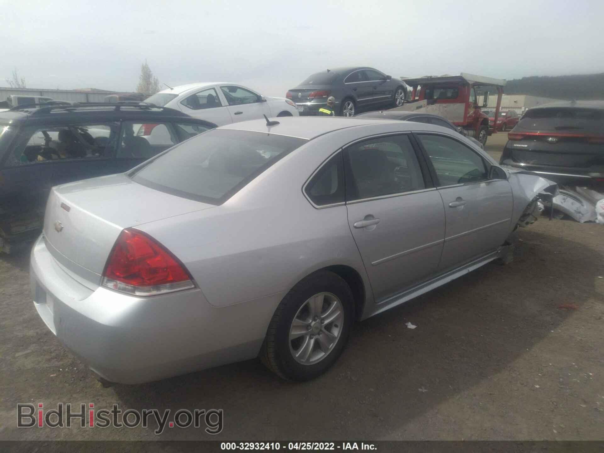 2013 CHEVROLET IMPALA - VIN: 2G1WF5E32D1253140 - Фото 4