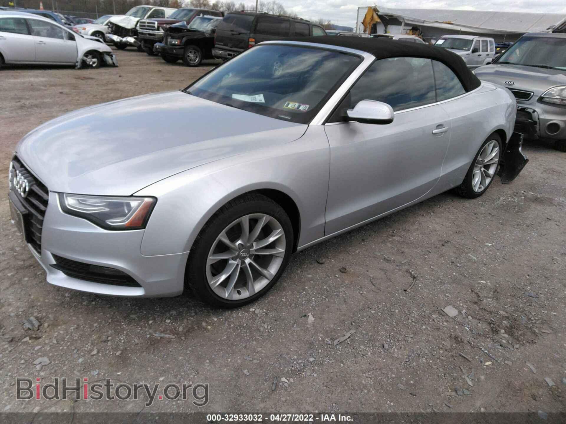 2013 AUDI A5 - VIN: WAULFAFH6DN012545 - Фото 2