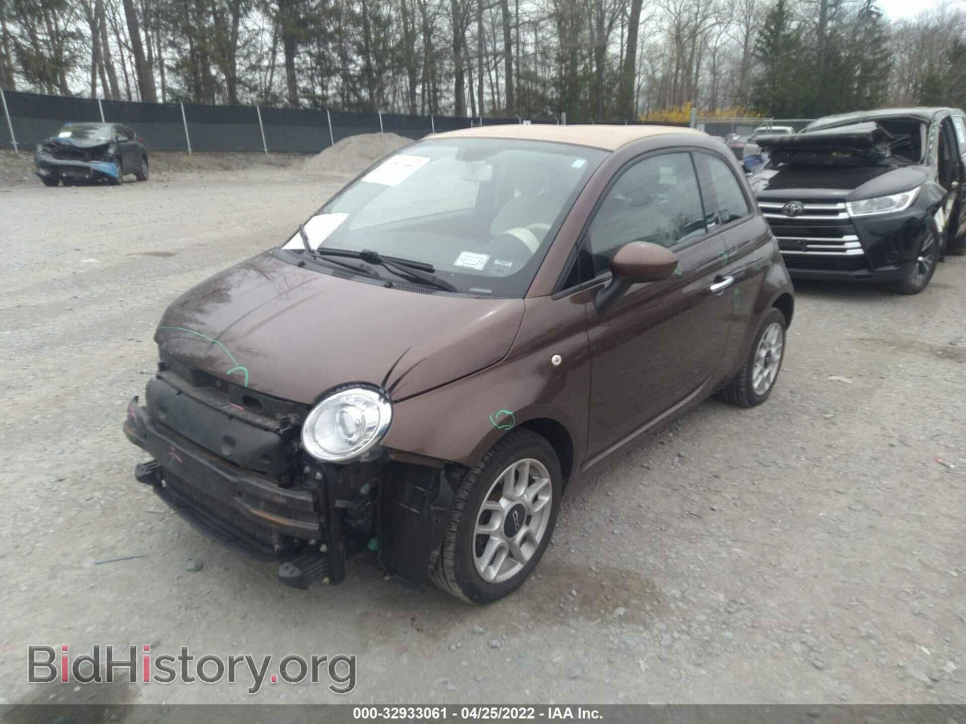 2013 FIAT 500 - VIN: 3C3CFFDR7DT531202 - Photo 2