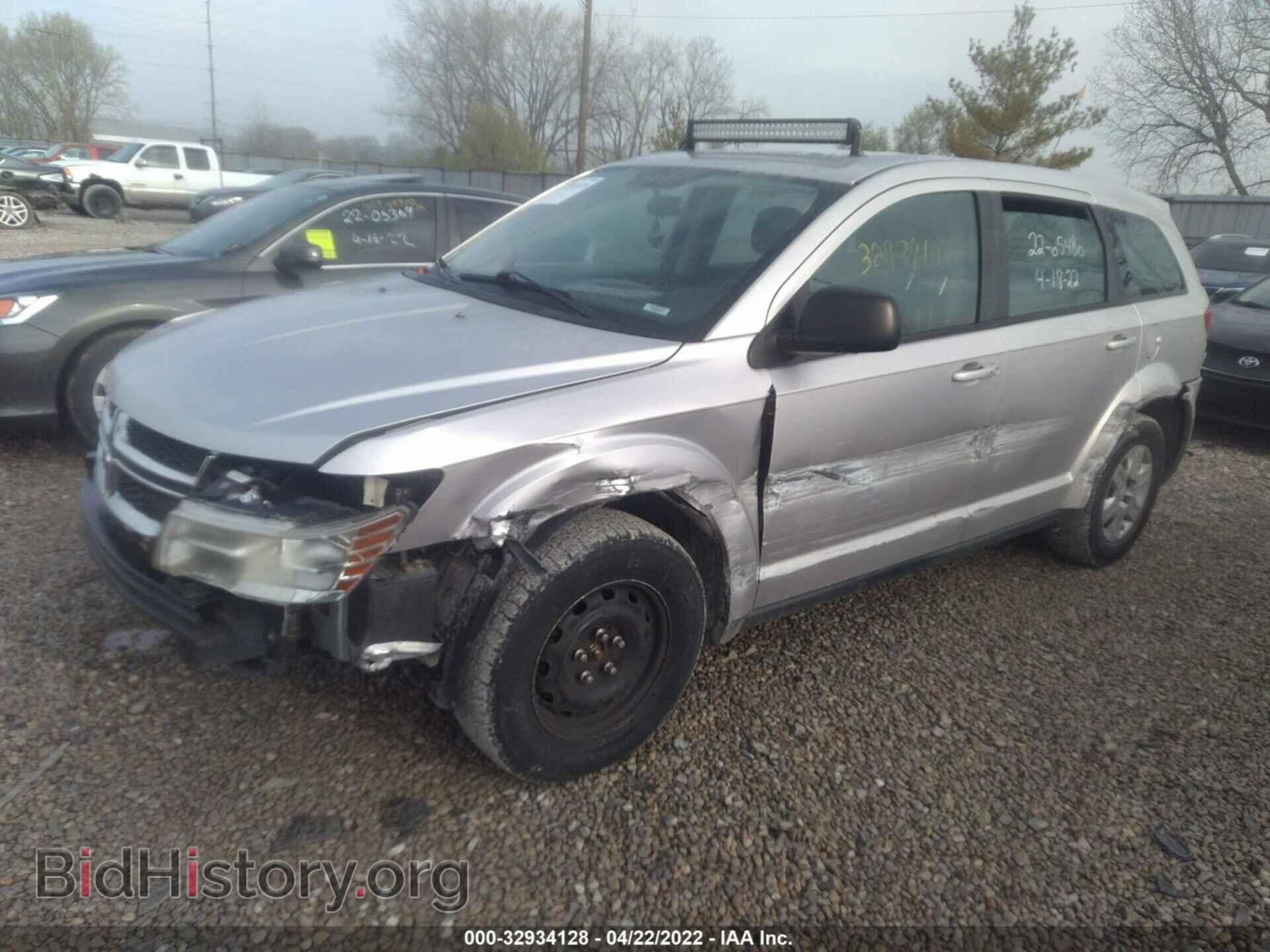 2012 DODGE JOURNEY - VIN: 3C4PDCAB5CT203672 - Фото 2