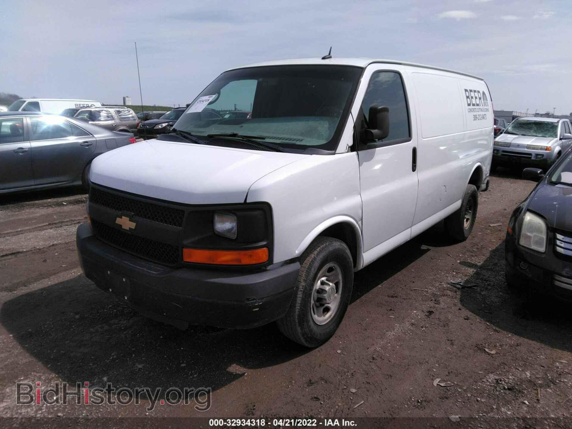 2014 CHEVROLET EXPRESS CARGO VAN - VIN: 1GCWGFFA8E1100079 - Фото 2