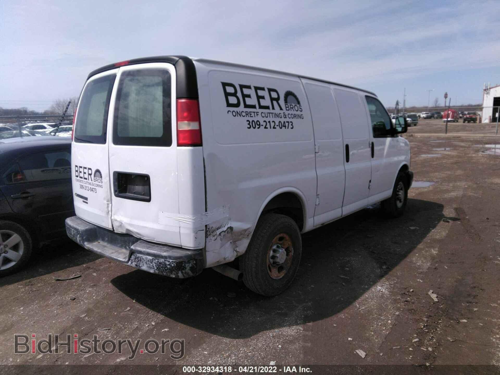 2014 CHEVROLET EXPRESS CARGO VAN - VIN: 1GCWGFFA8E1100079 - Фото 4