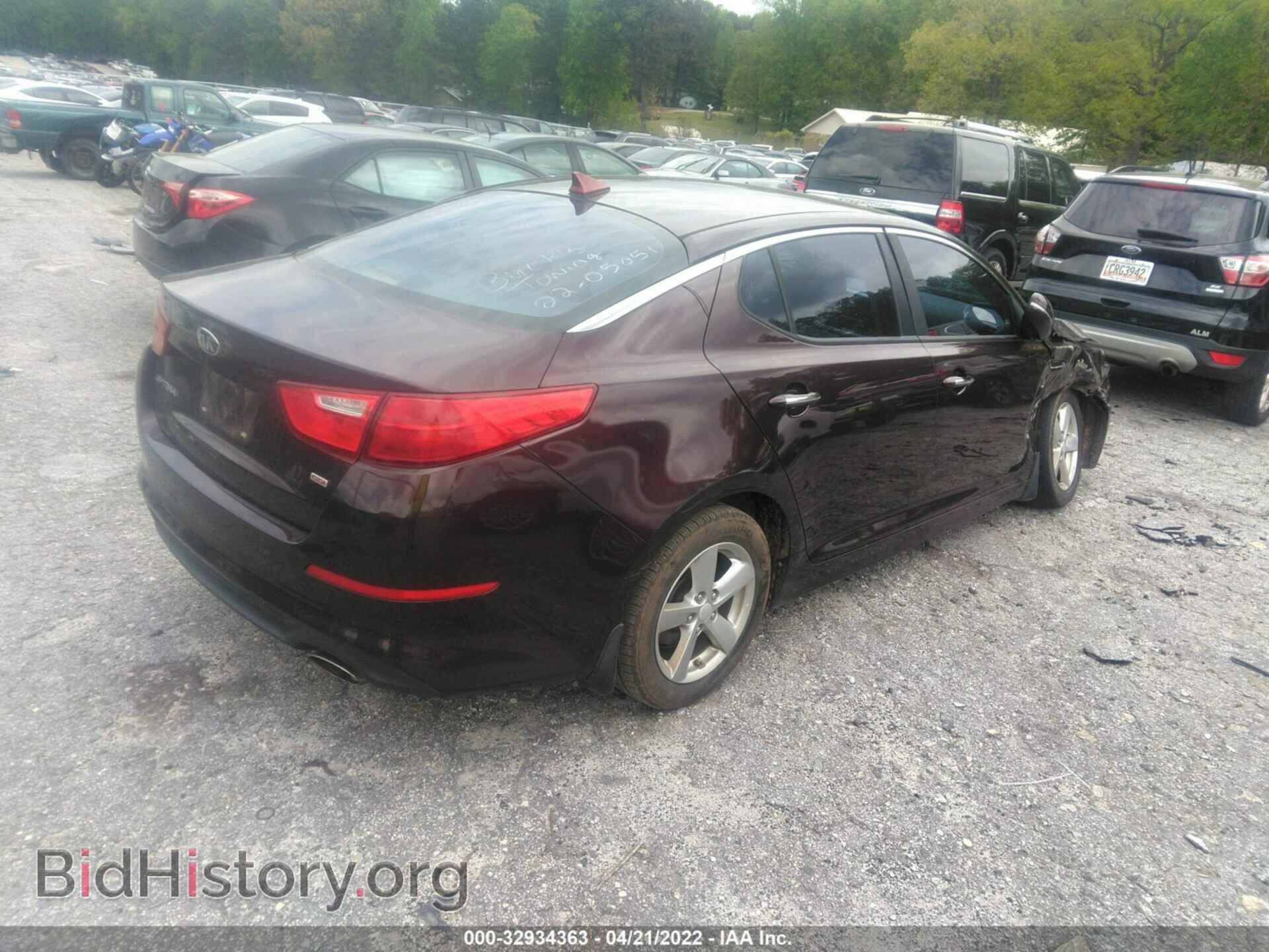 2015 KIA OPTIMA - VIN: 5XXGM4A76FG360225 - Фото 4