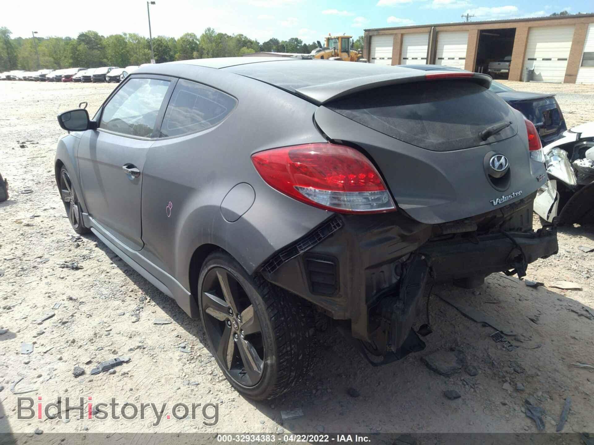 2014 HYUNDAI VELOSTER - VIN: KMHTC6AE4EU197896 - Фото 3