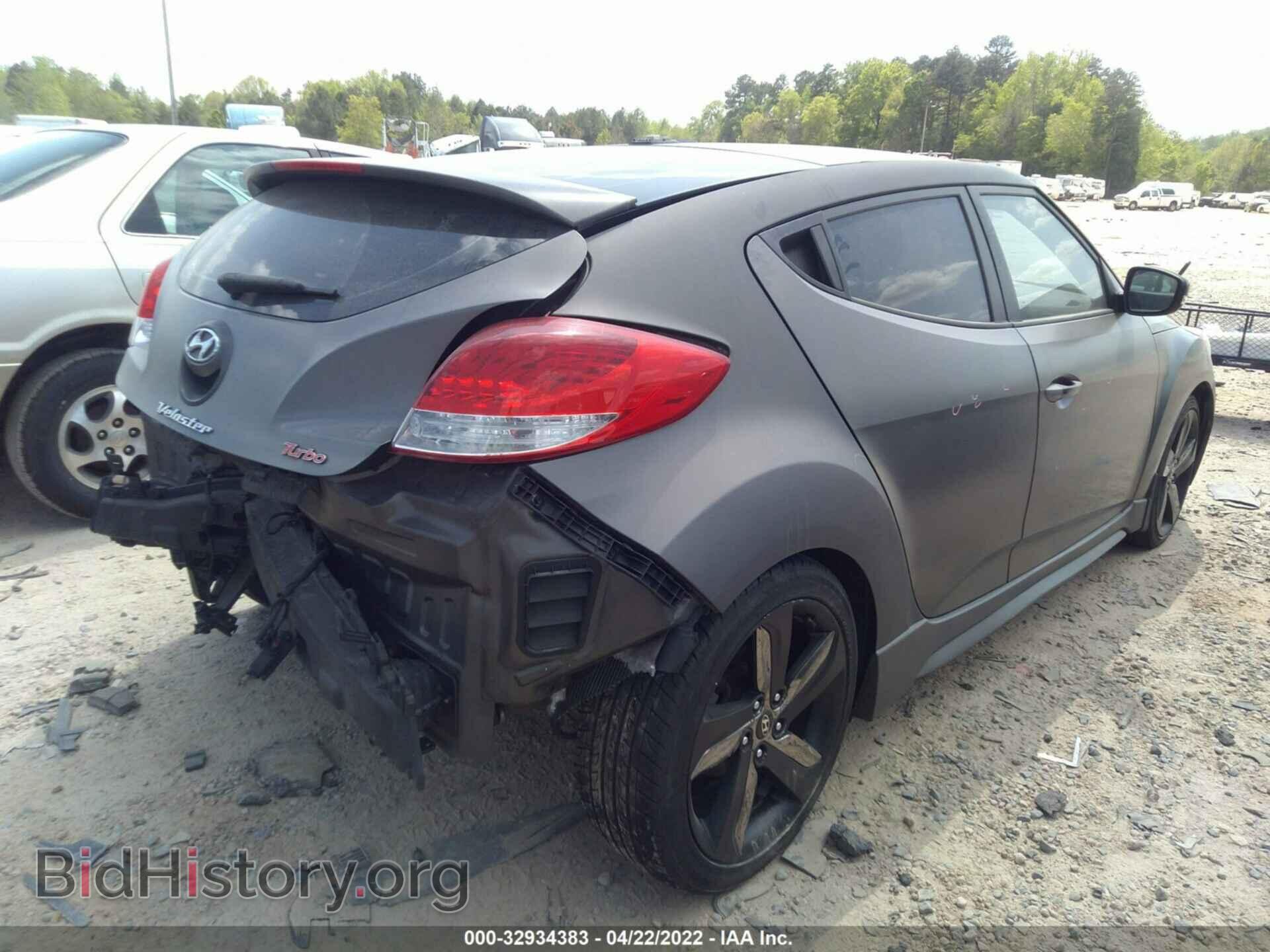 2014 HYUNDAI VELOSTER - VIN: KMHTC6AE4EU197896 - Фото 4