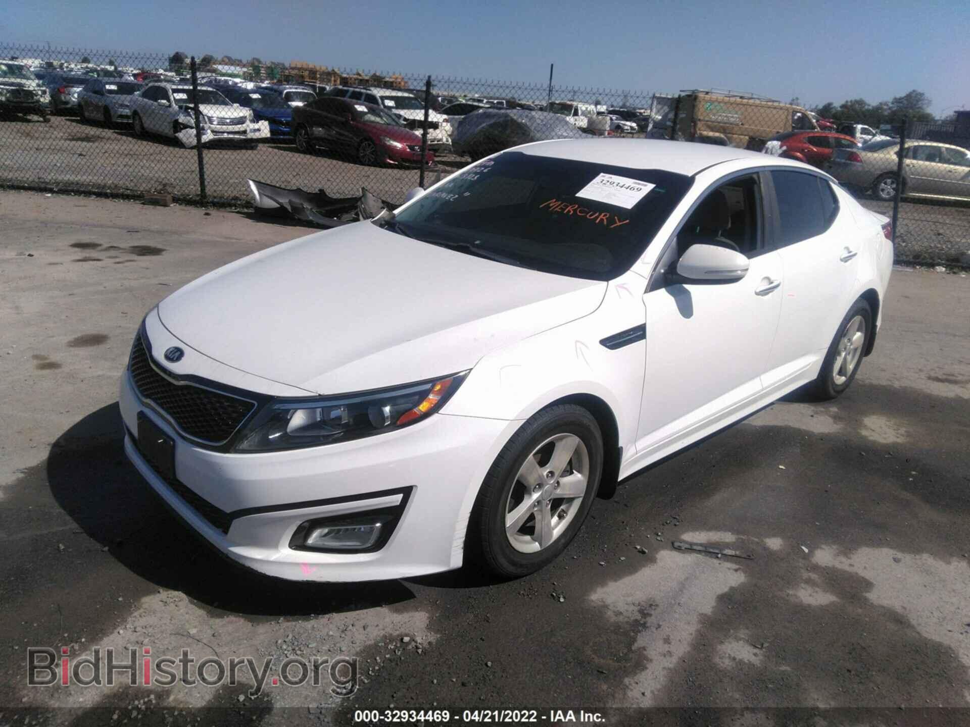 2014 KIA OPTIMA - VIN: KNAGM4A70E5499671 - Фото 2