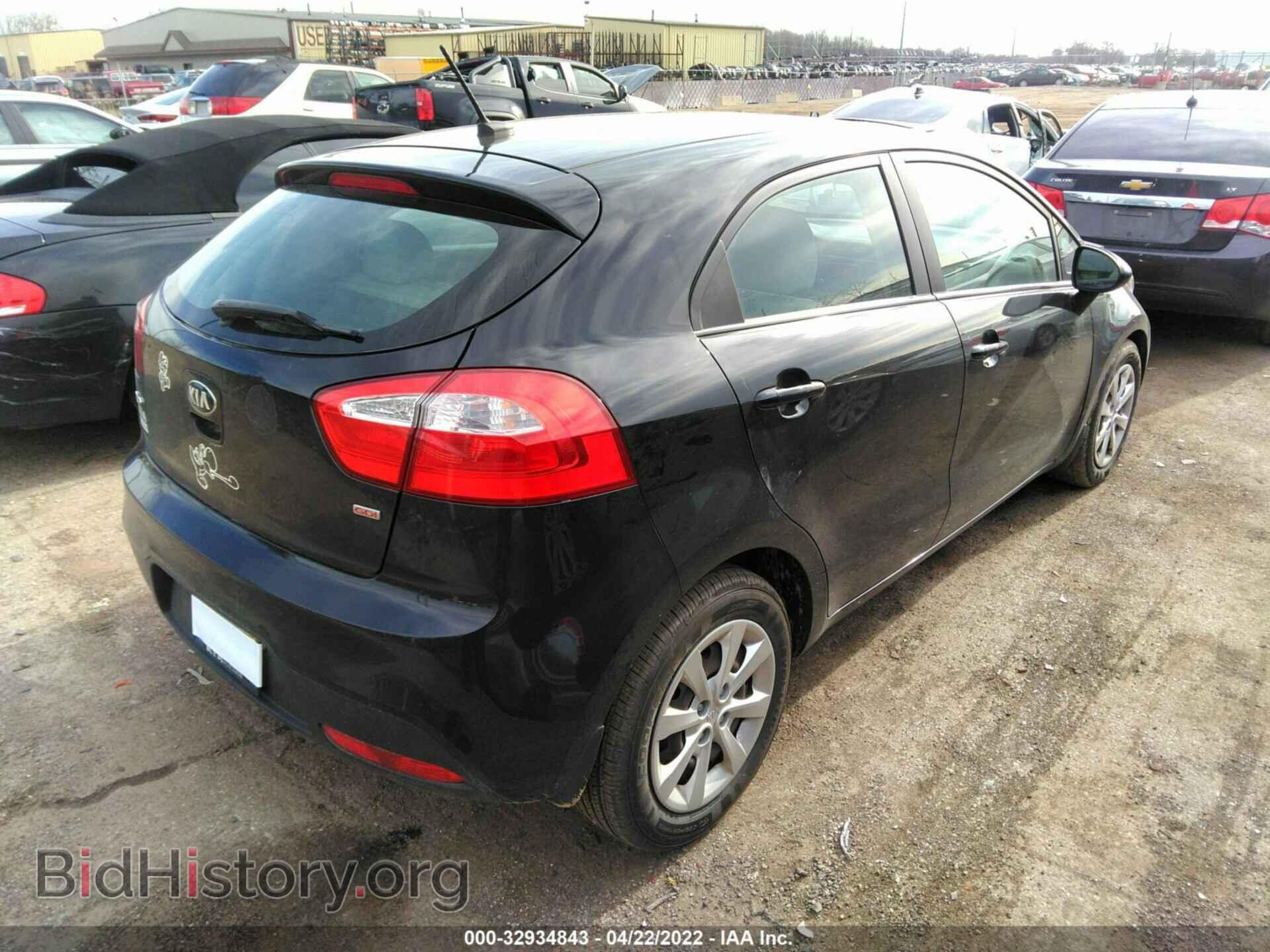 2014 KIA RIO - VIN: KNADM5A36E6414347 - Фото 4