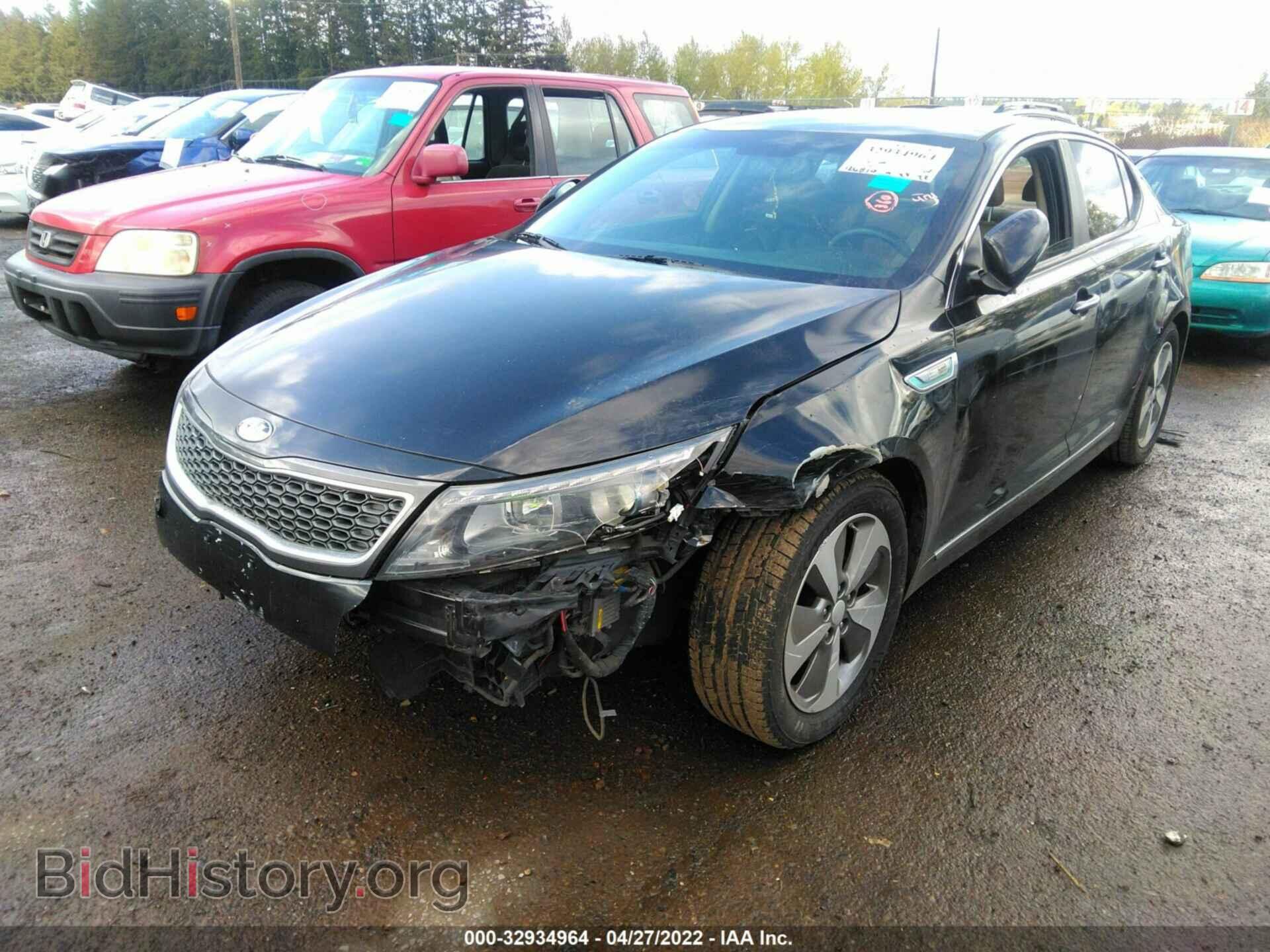 2014 KIA OPTIMA HYBRID - VIN: KNAGN4AD2E5065576 - Фото 2