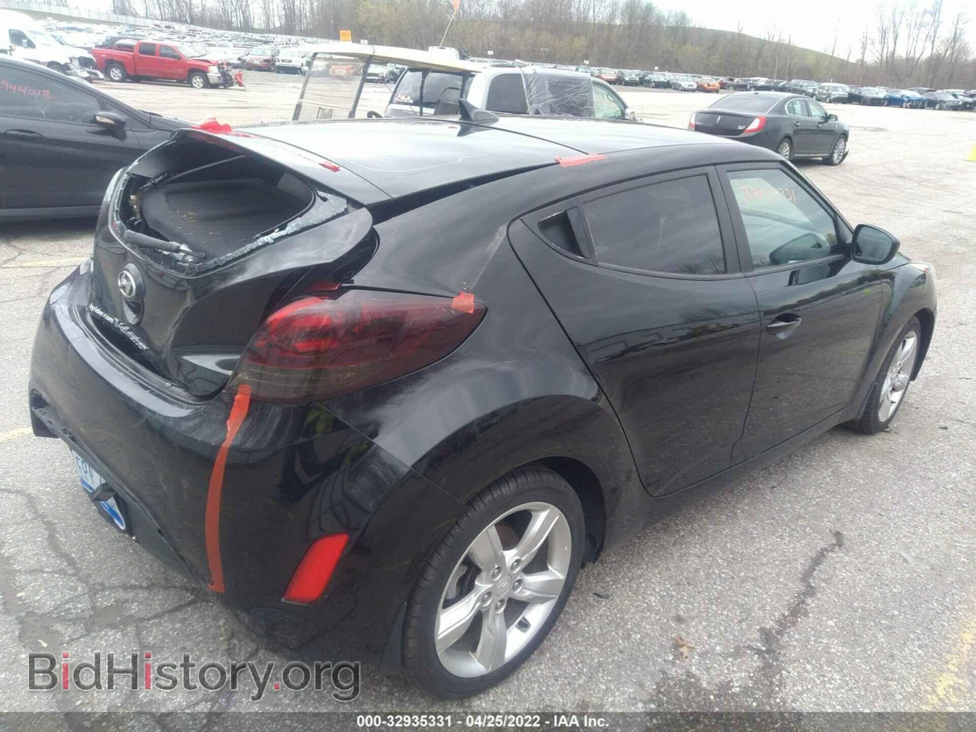 2012 HYUNDAI VELOSTER - VIN: KMHTC6AD2CU037097 - Фото 4