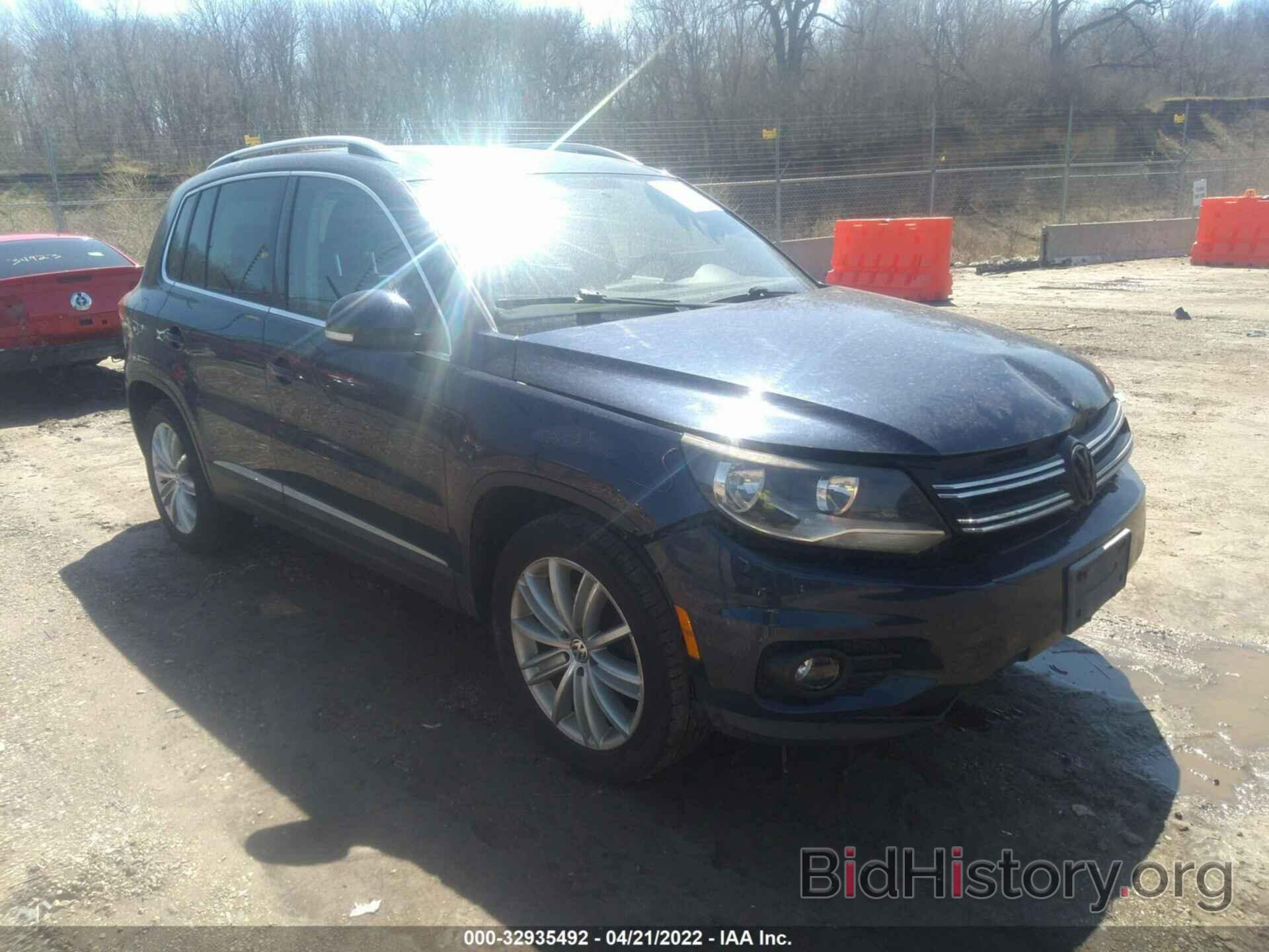 Photo WVGAV7AX0CW596976 - VOLKSWAGEN TIGUAN 2012