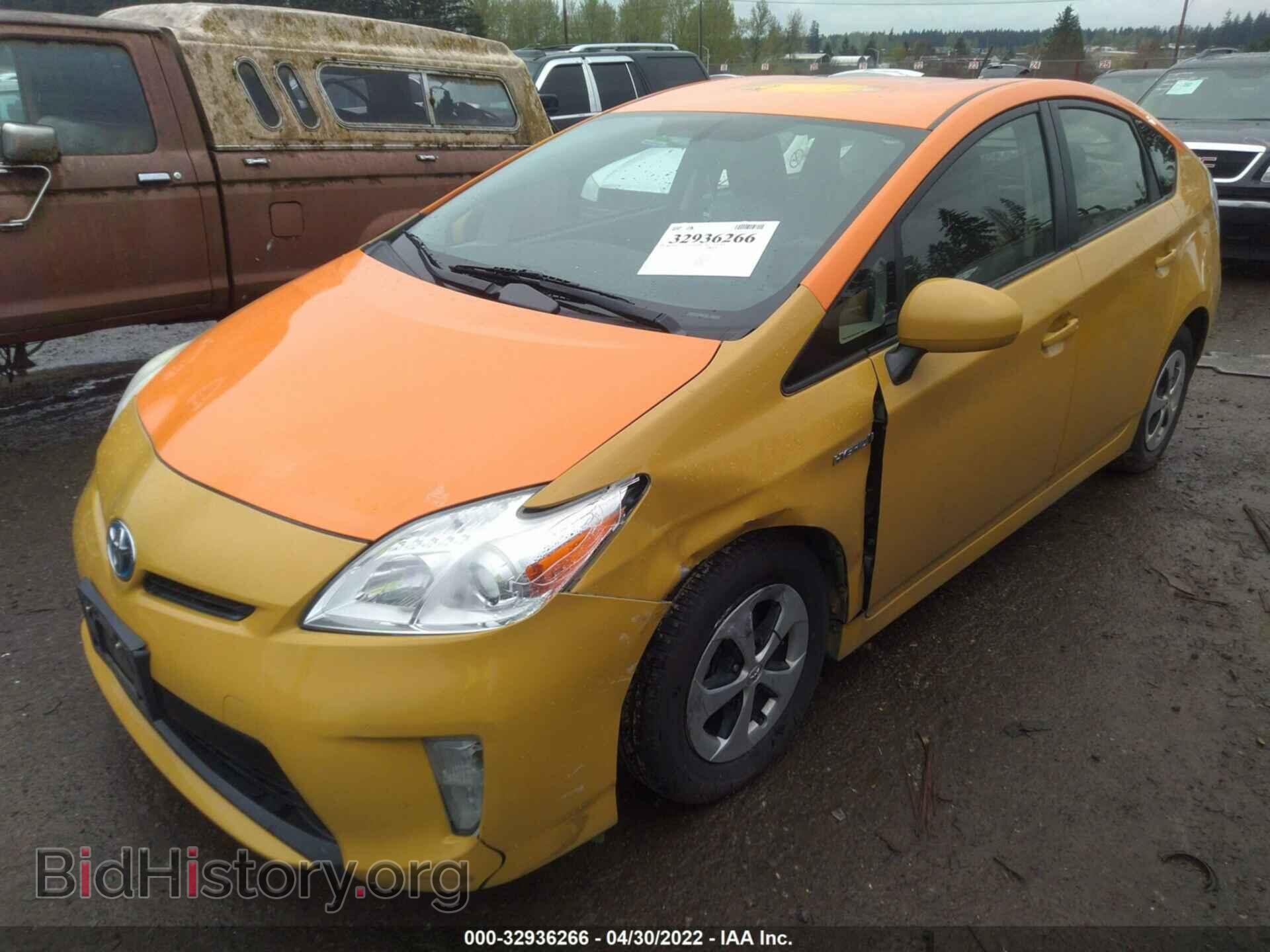 2013 TOYOTA PRIUS - VIN: JTDKN3DU9D1692770 - Фото 2