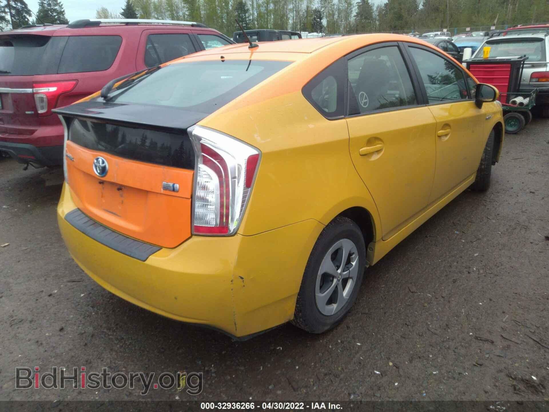 2013 TOYOTA PRIUS - VIN: JTDKN3DU9D1692770 - Фото 4