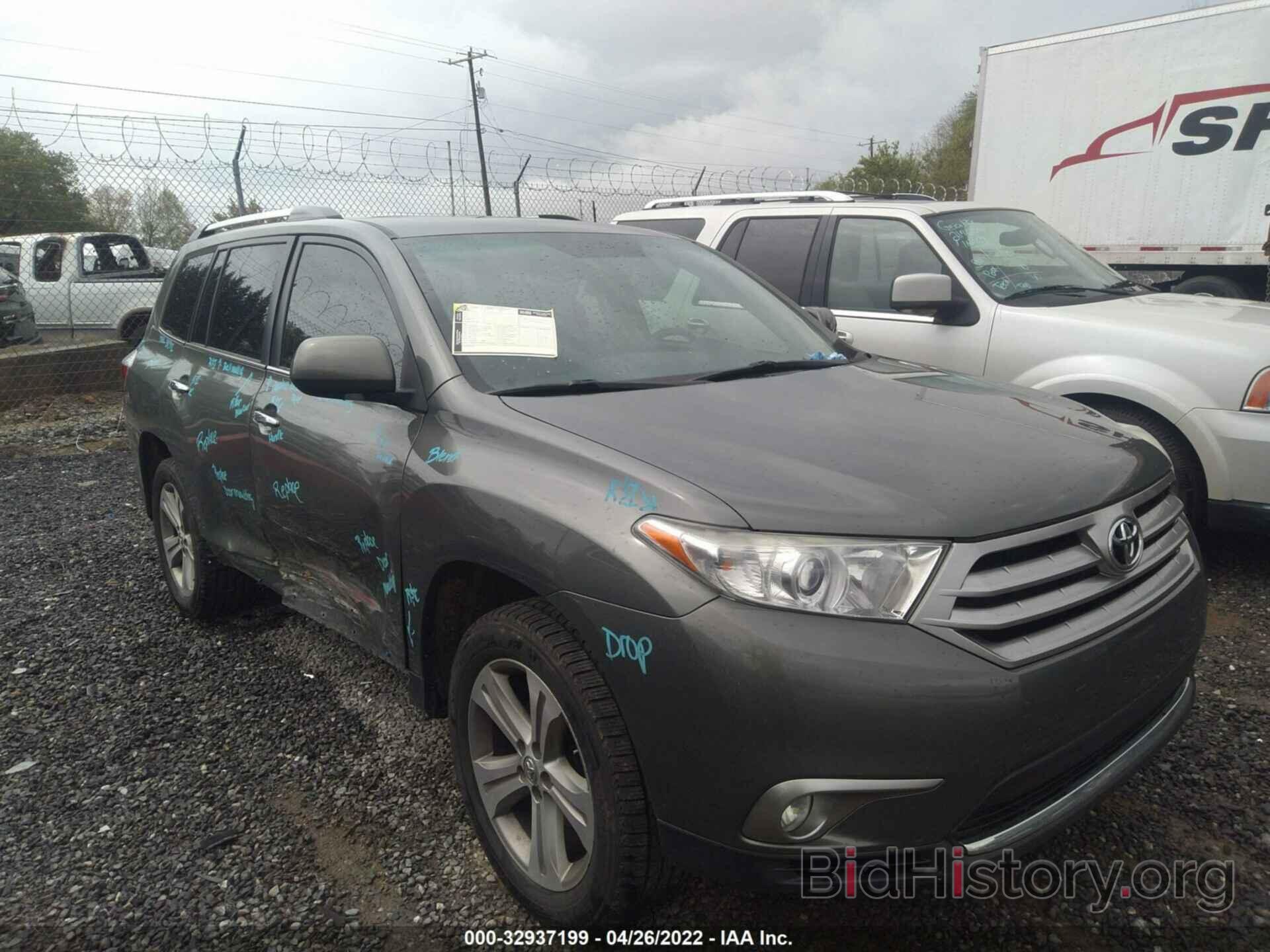 Фотография 5TDDK3EH0DS194558 - TOYOTA HIGHLANDER 2013