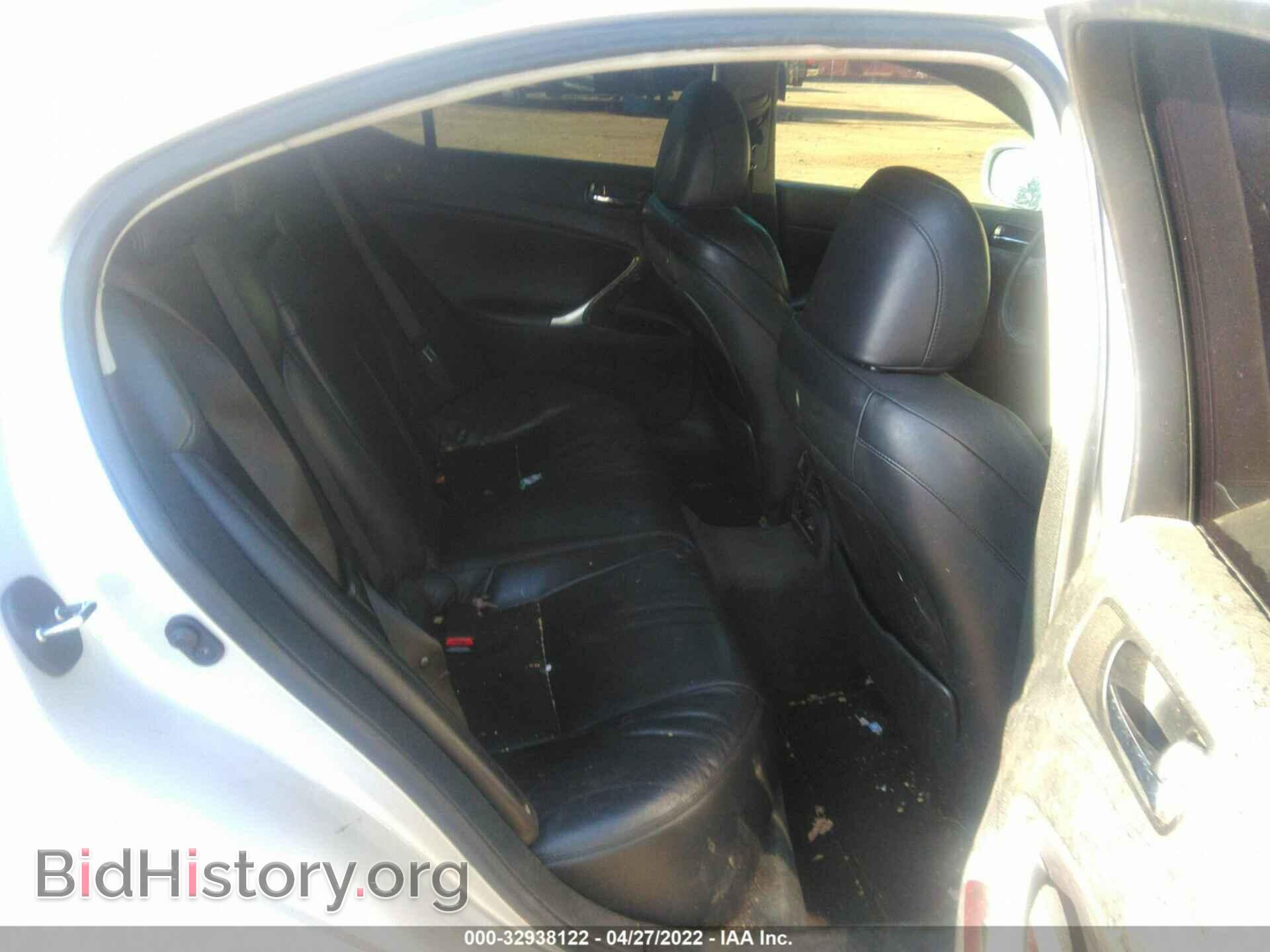 2007 LEXUS IS 350 - VIN: JTHBE262372012199 - Фото 8