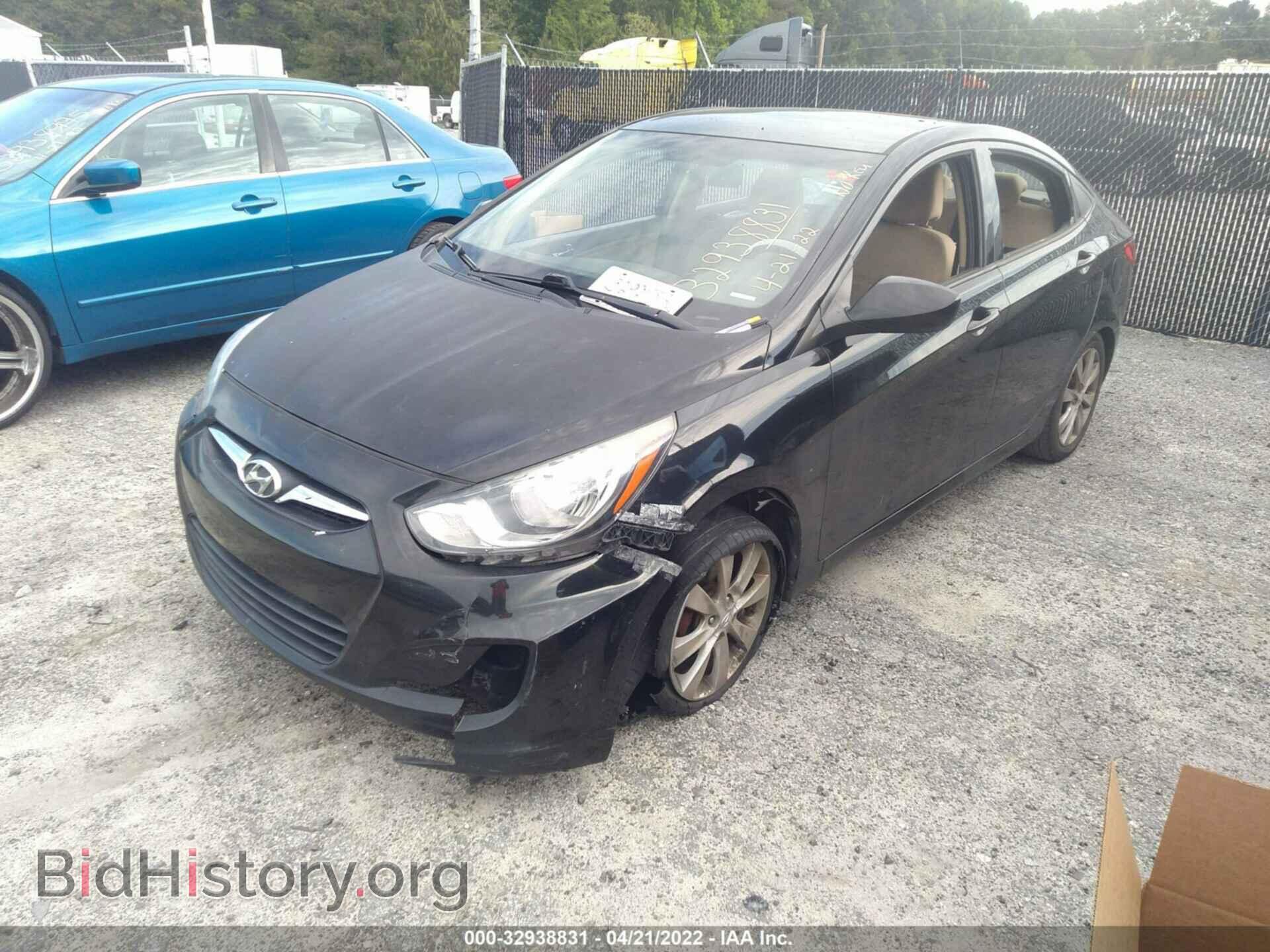 2012 HYUNDAI ACCENT - VIN: KMHCU4AE4CU166226 - Фото 2