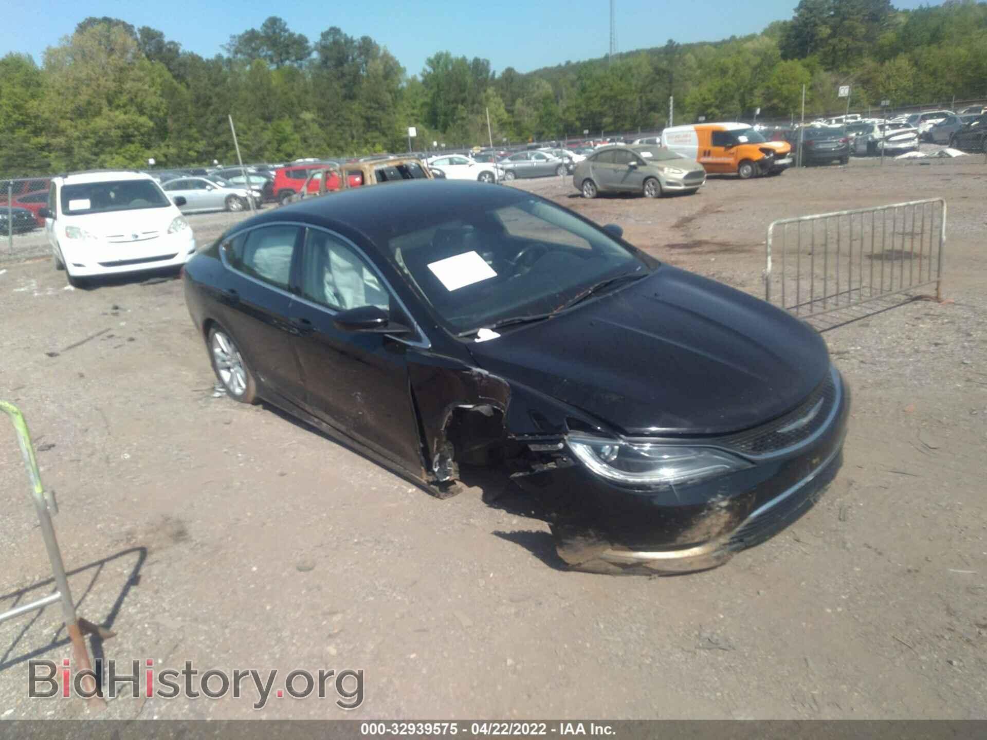 Фотография 1C3CCCAB9FN666568 - CHRYSLER 200 2015