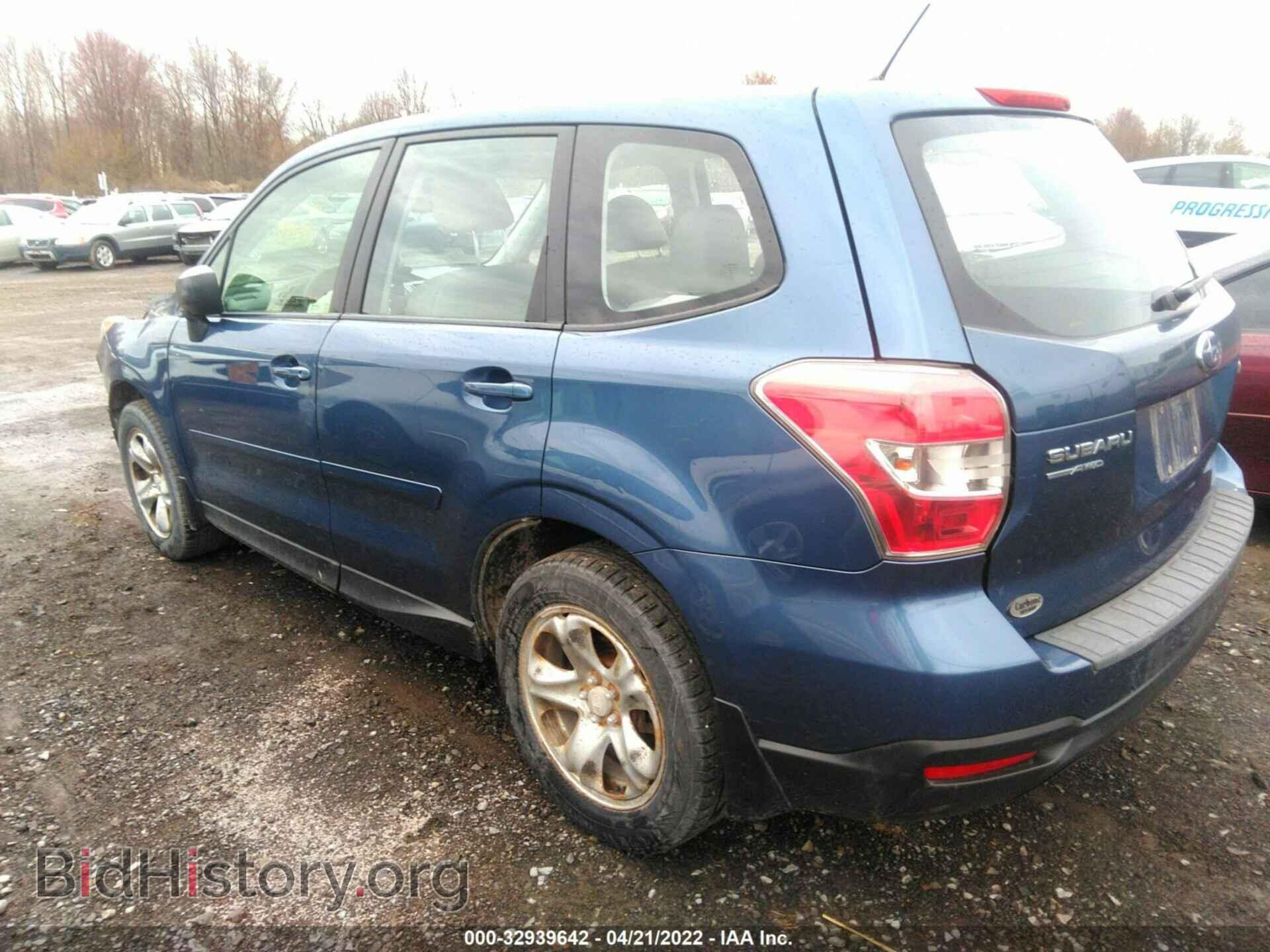 2014 SUBARU FORESTER - VIN: JF2SJAAC3EH461613 - Фото 3