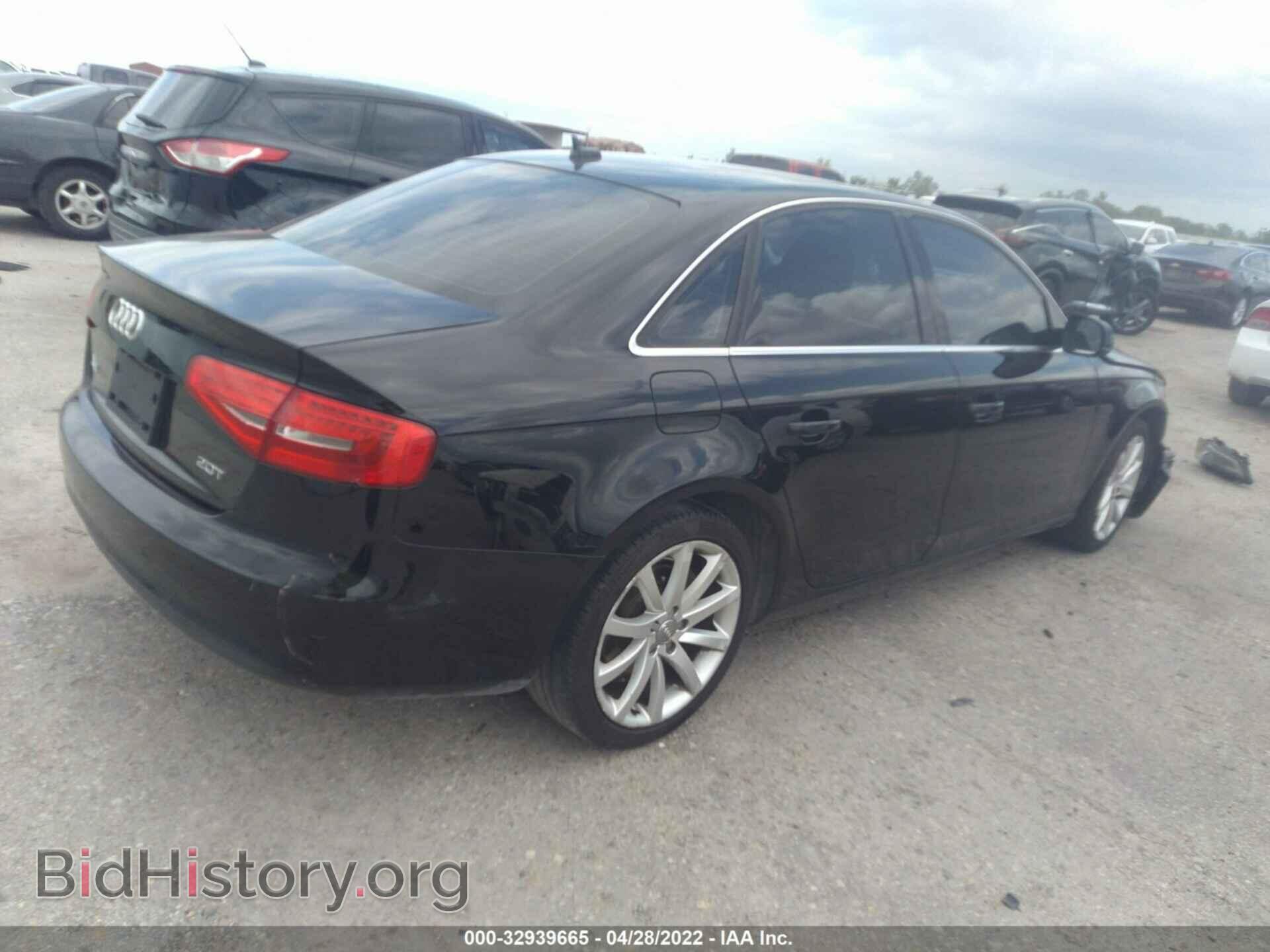 2013 AUDI A4 - VIN: WAUEFAFL4DA043054 - Фото 4